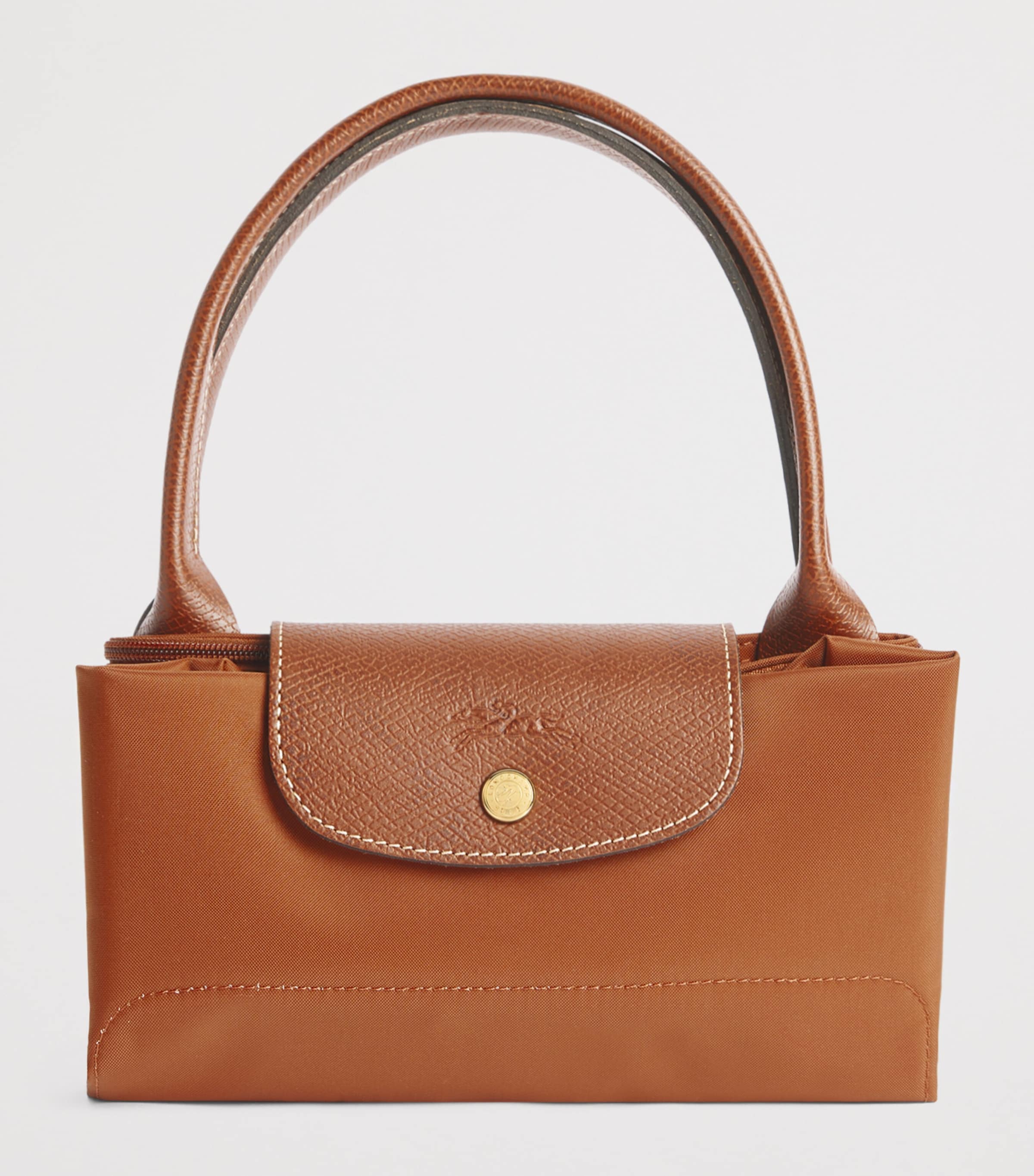 Longchamp Medium Le Pliage Original Handbag Cognac Image 5