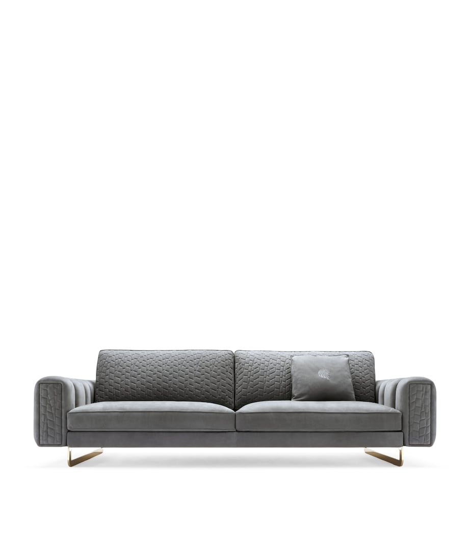 Charisma 3-Seater Sofa GREY Image 1