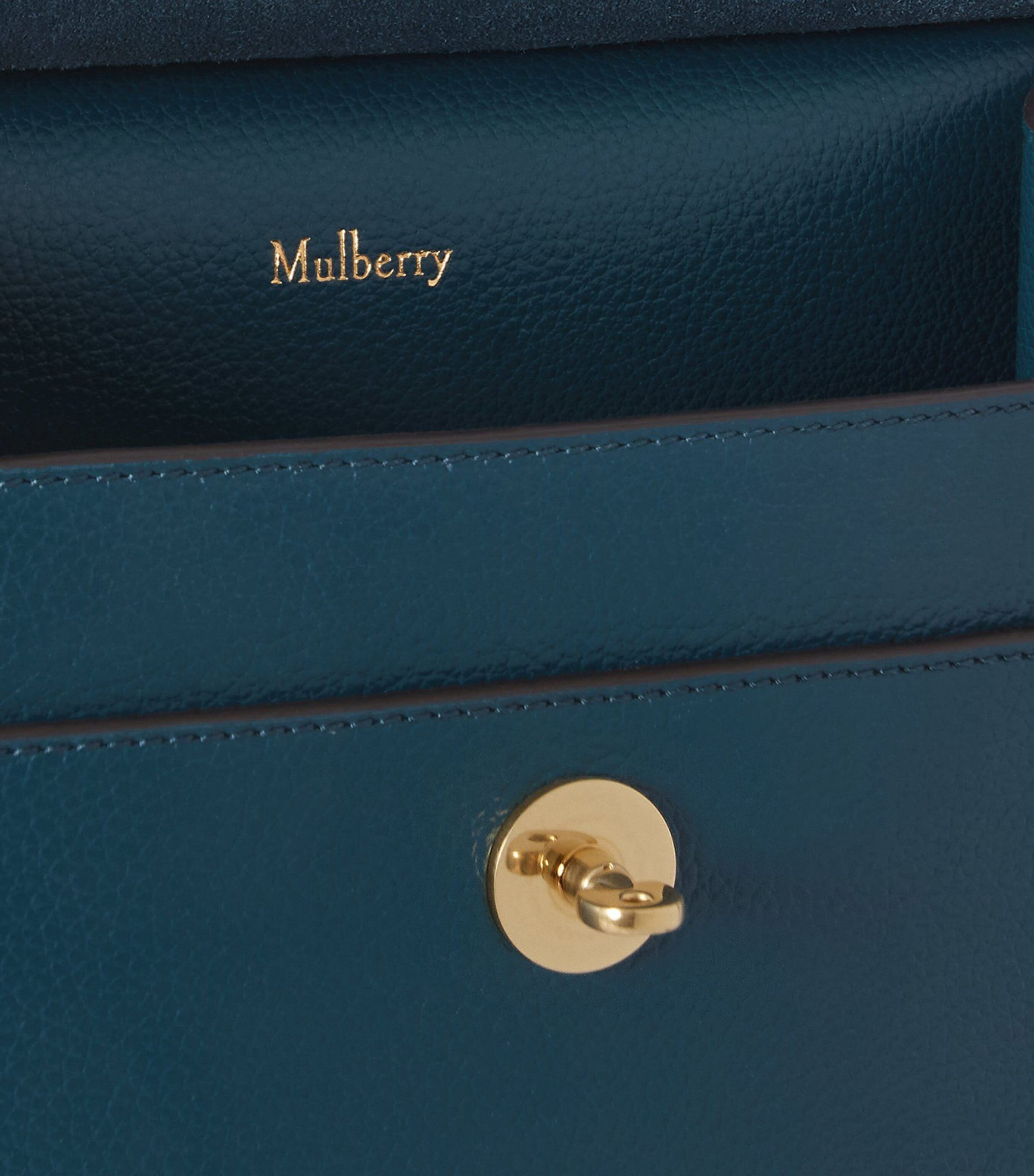 Mulberry Small Antony Cross-Body Bag Out Of The Blue Image 5