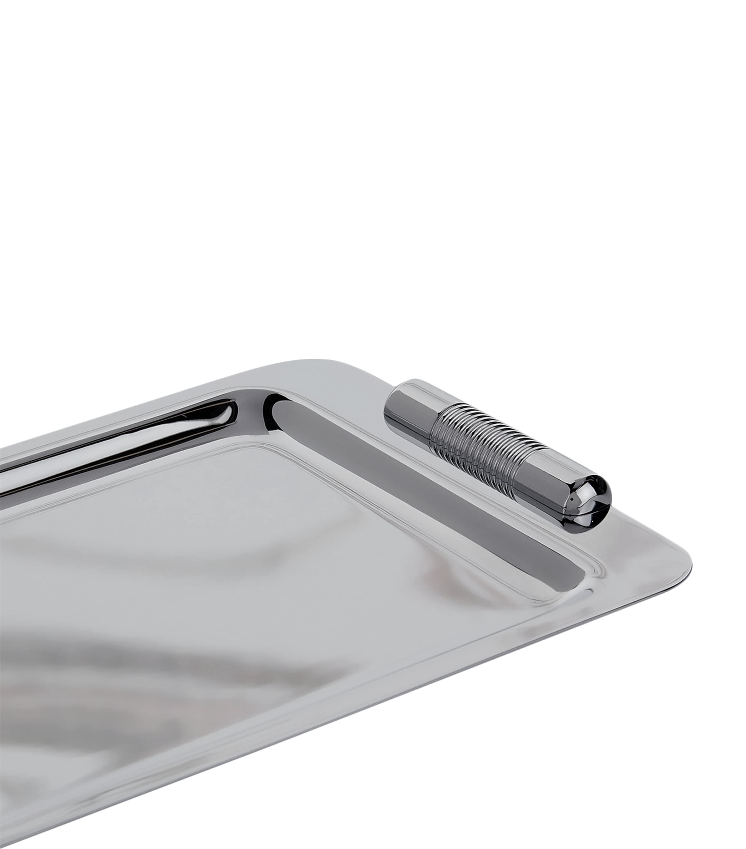 Cylinder Chrome Tray SILVER Image 2