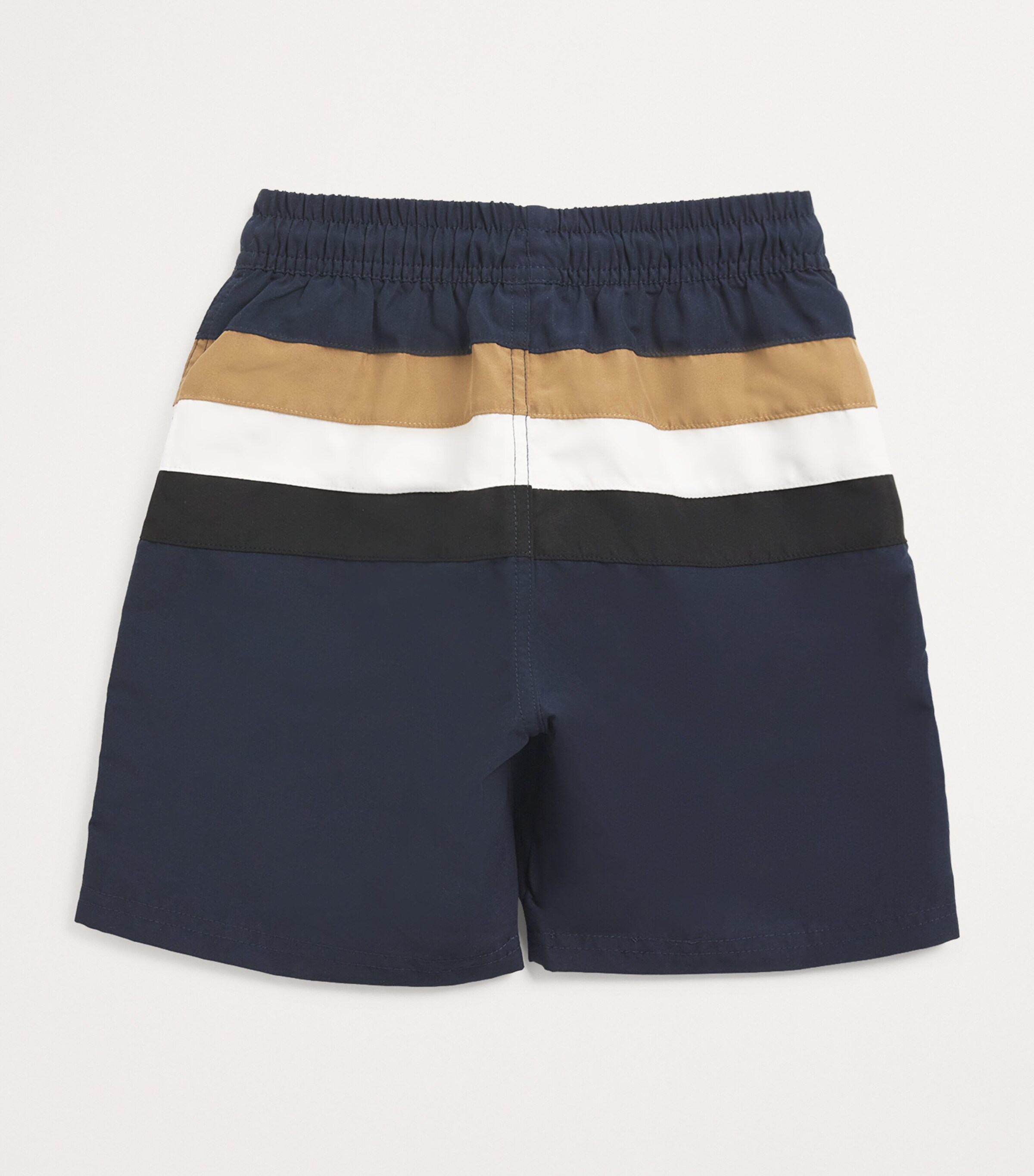 BOSS Kidswear Logo Stripe Swim Shorts (4-16 Years) Navy Image 2