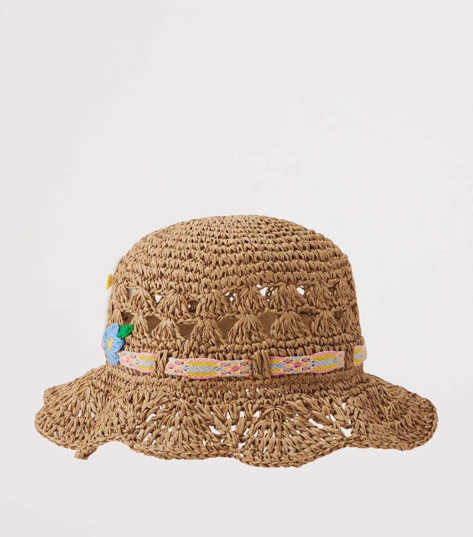 Miki House Raffia Bunny Sun Hat Image 5