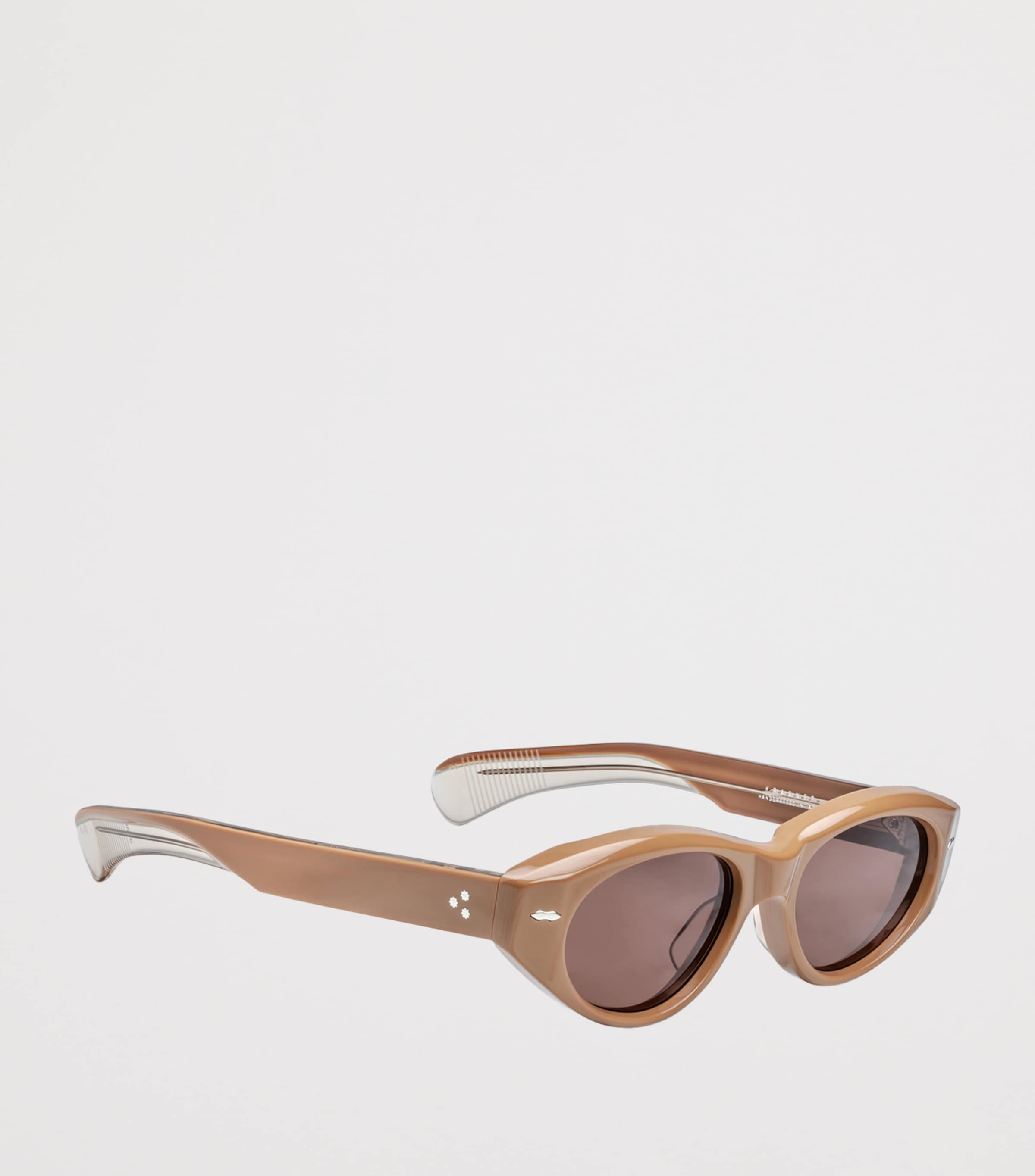 Jacques Marie Mage Krasner Oval Sunglasses Tobacco Image 2