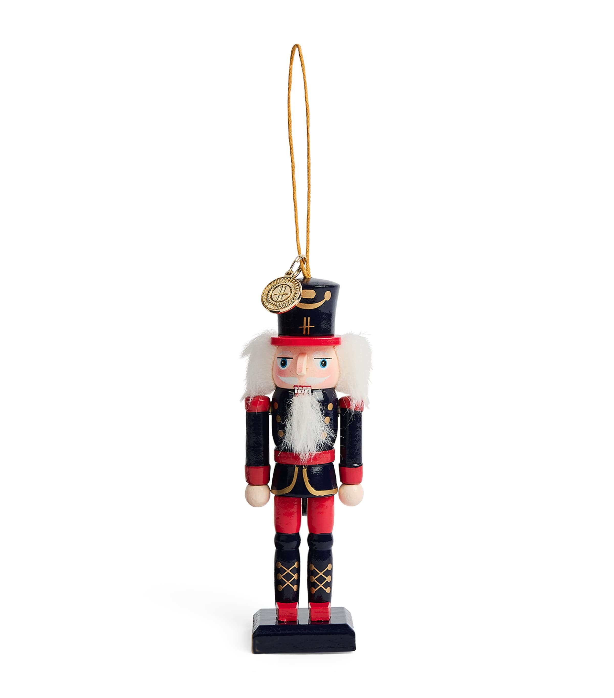 Harrods Carousel Nutcracker Tree Decoration Red Image 1