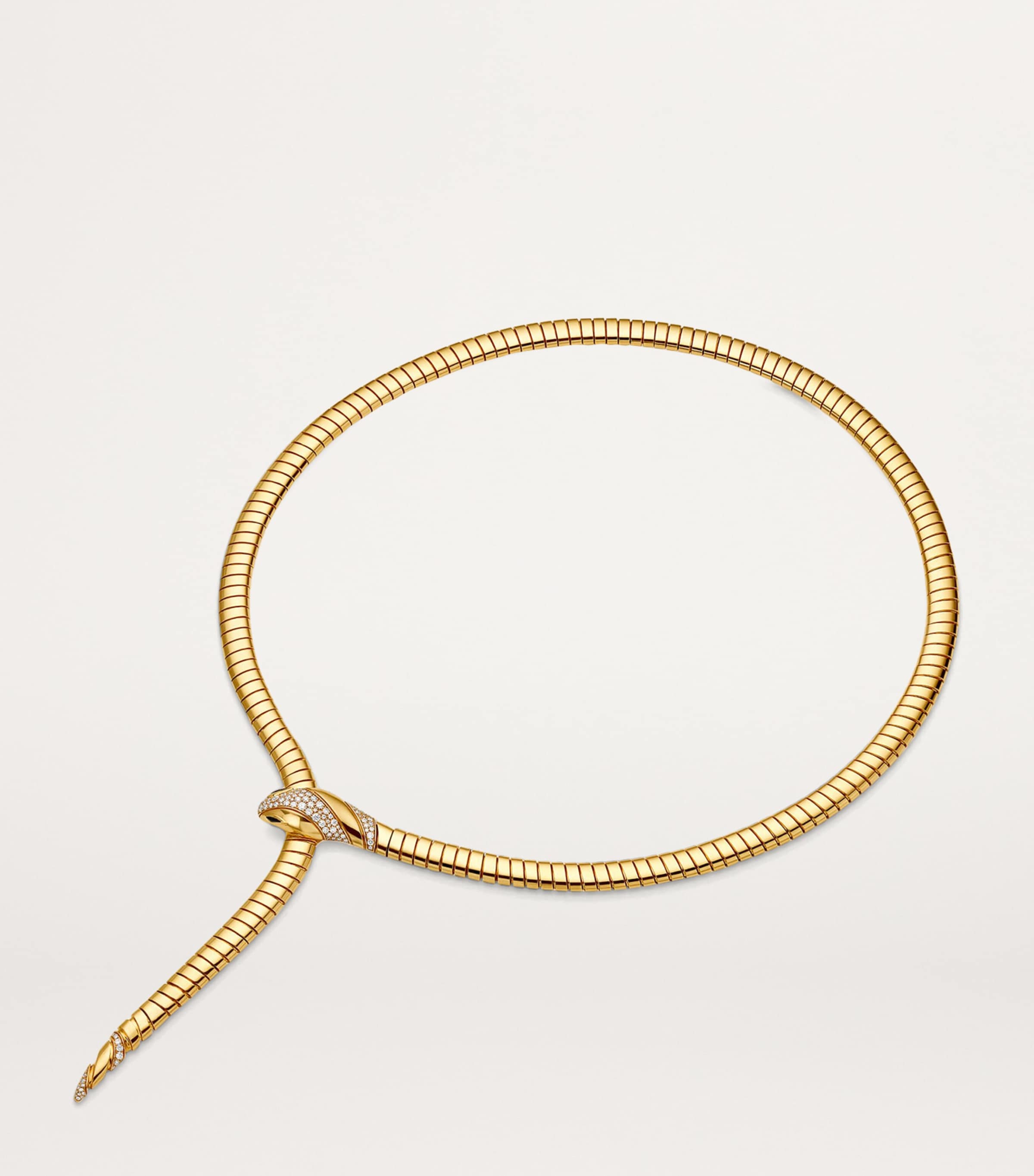 Yellow Gold and Diamond Serpenti Tubogas Necklace YELLOW GOLD Image 5