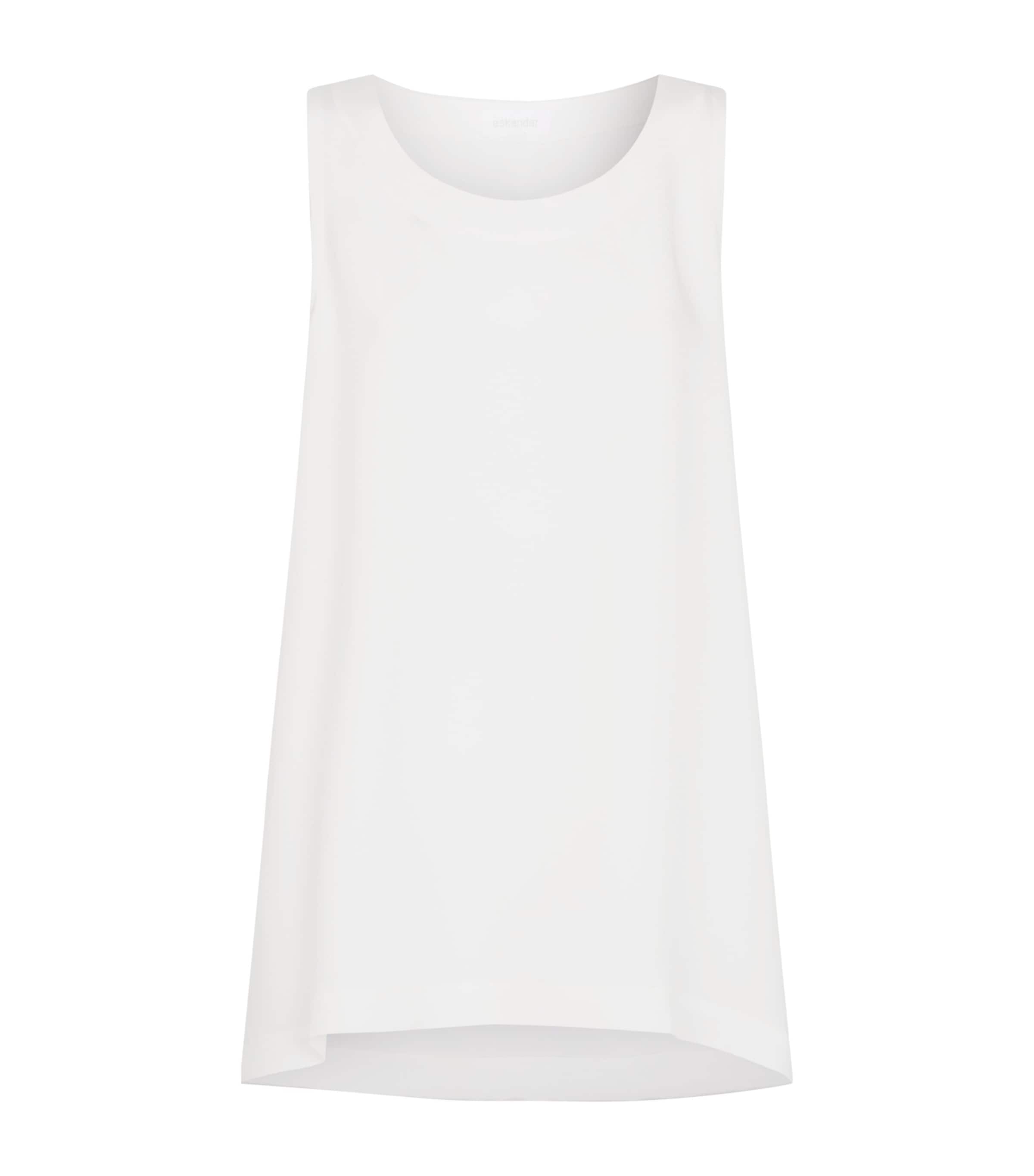 Silk Top WHITE Image 3