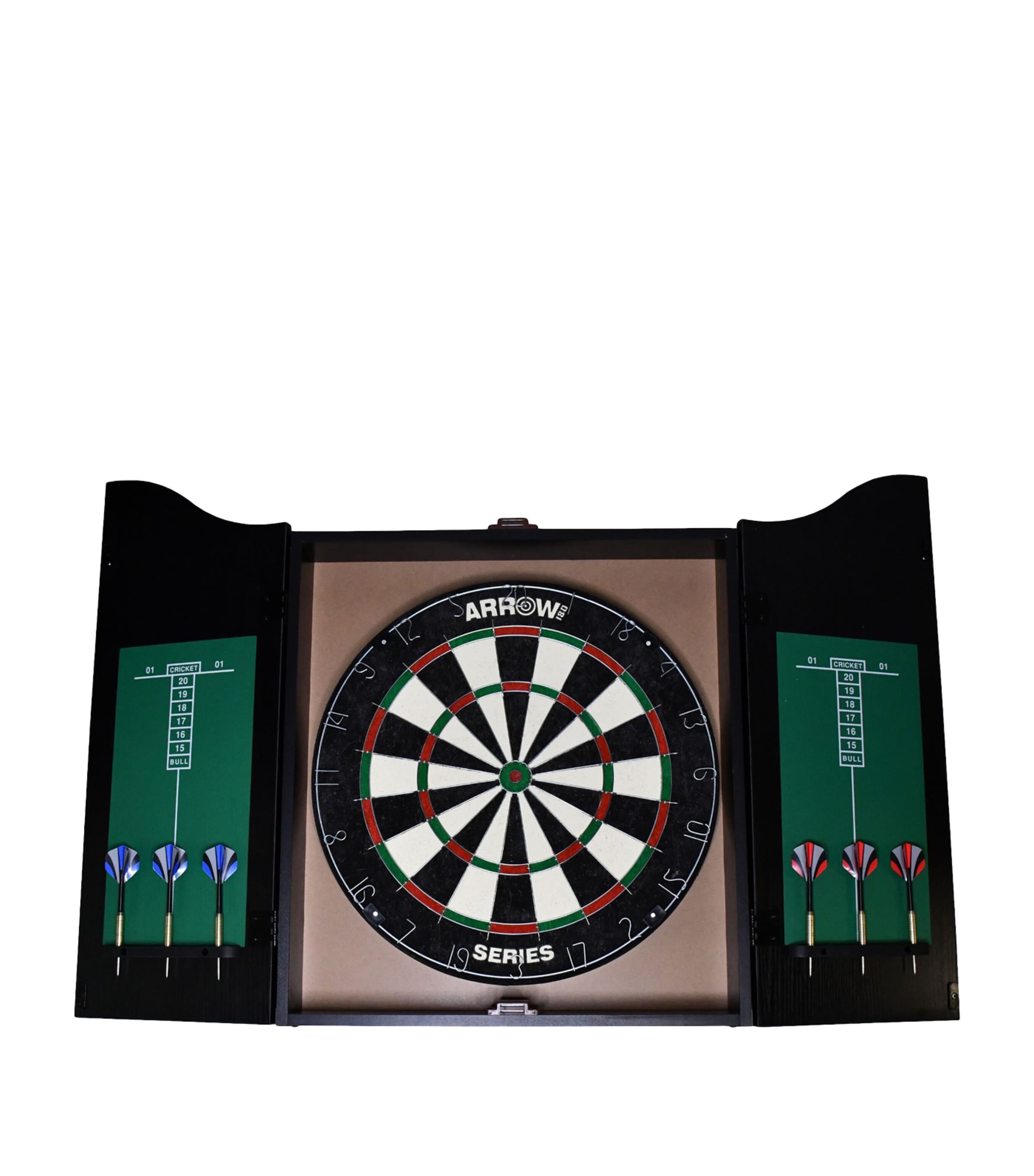 PrecisionPLAY Arrow180 Bristle Dartboard Cabinet Set Image 2
