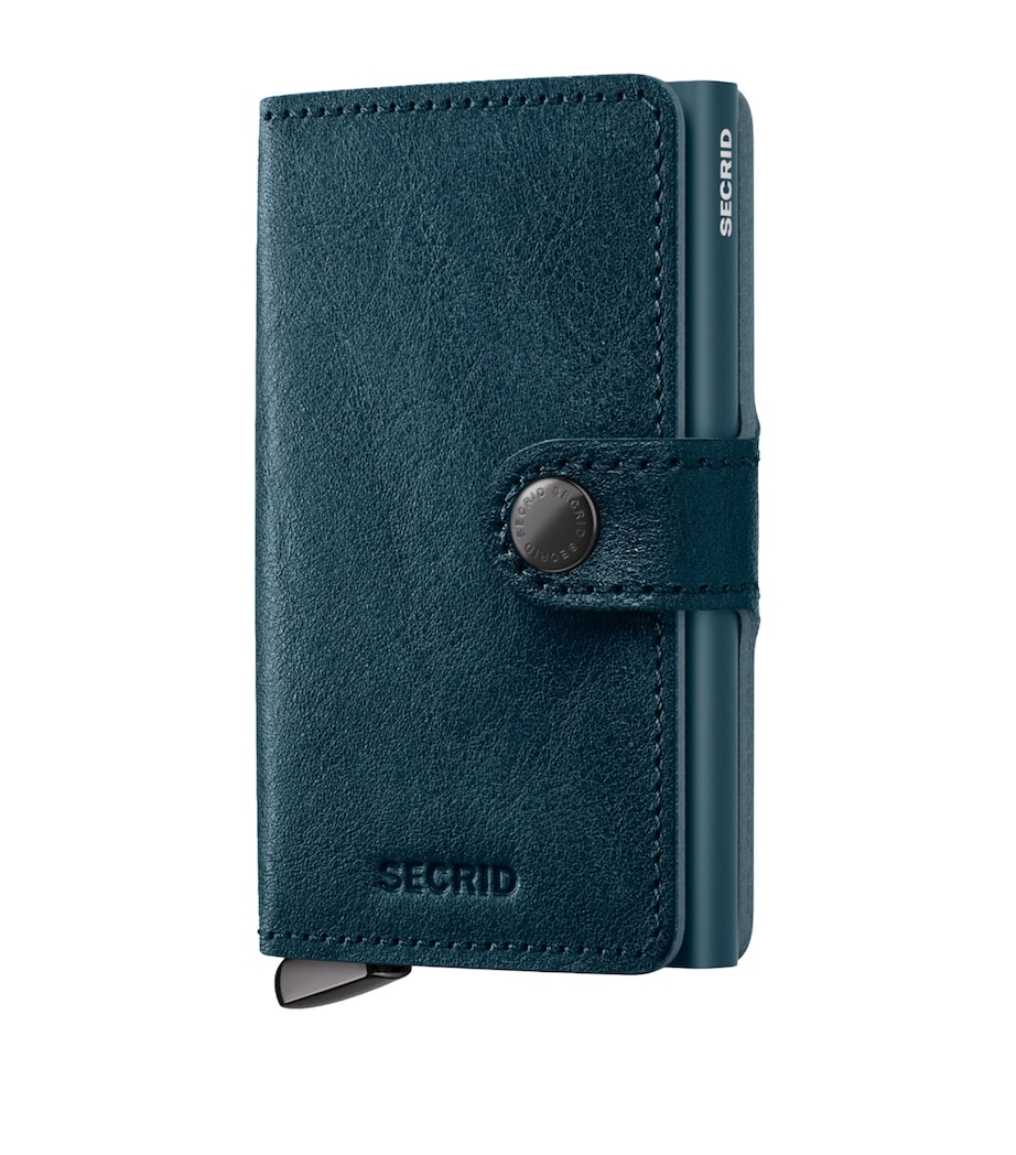 Basco Leather Miniwallet TEAL Image 1
