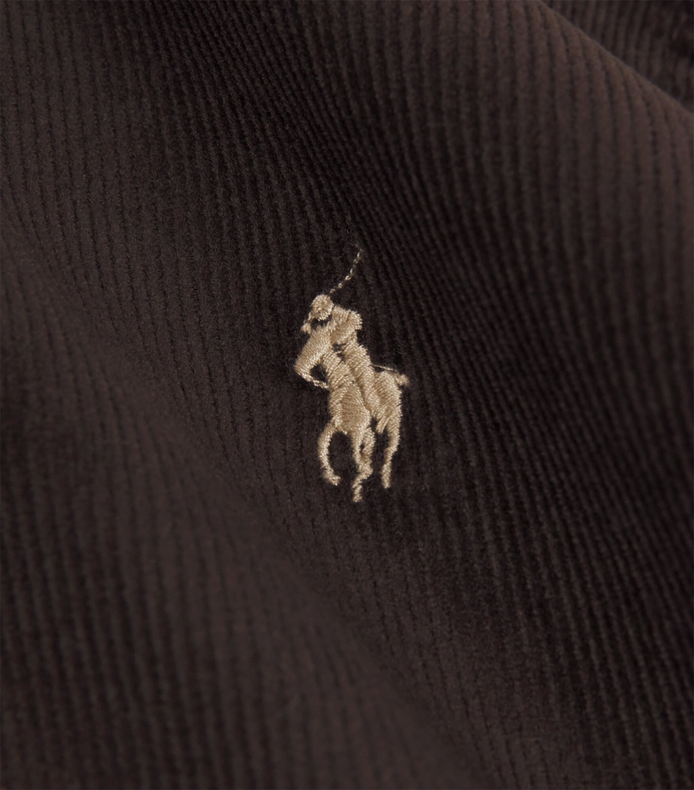 Stretch-Cotton Corduroy Slim Shirt DARK BEECH Image 5