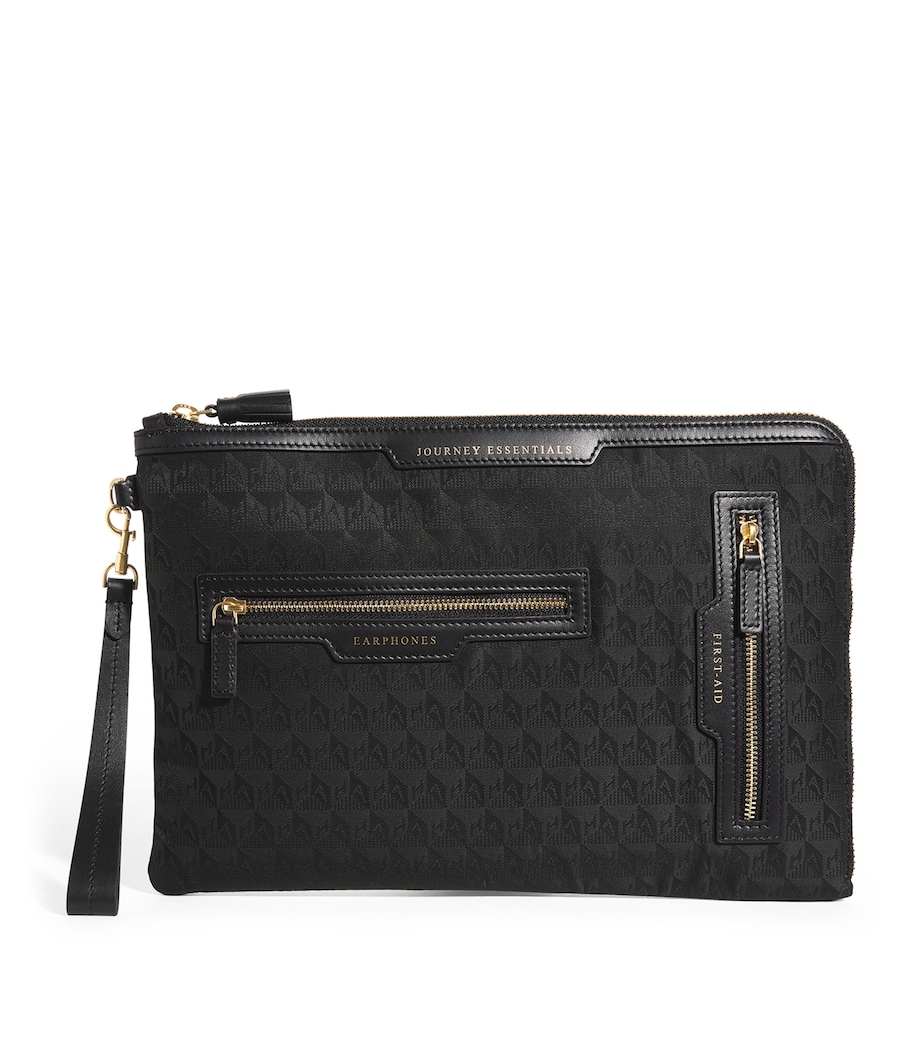 Logo Journey Essentials Pouch BLACK Image 1