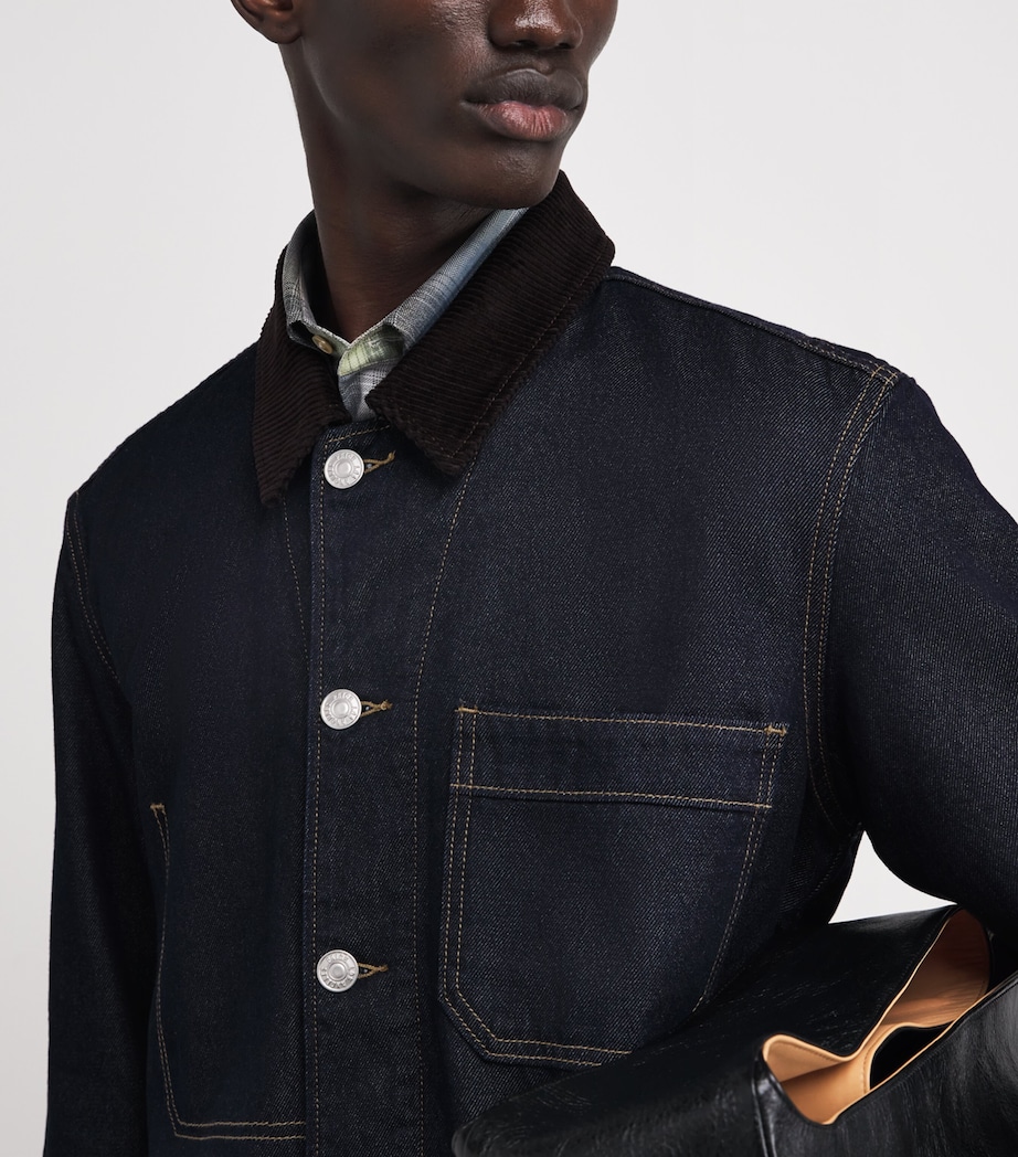 Corduroy-Collar Pauler Denim Chore Jacket WESTIN Image 6