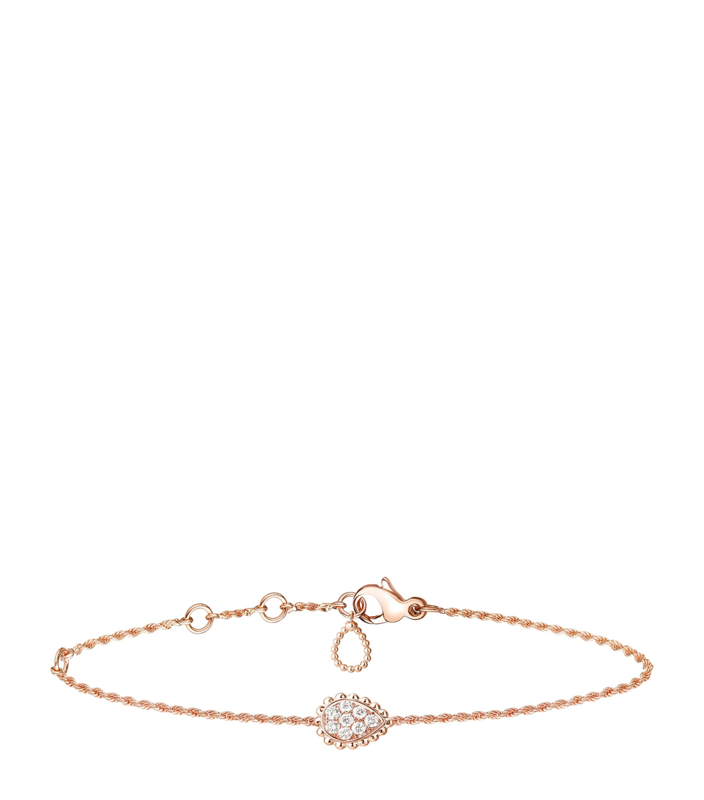 Shop Boucheron Extra Small Rose Gold Serpent Bohème Motif Bracelet In Pink