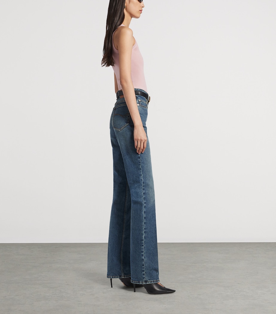 Balenciaga Womens Ribbed Logo Tank Top Image 4