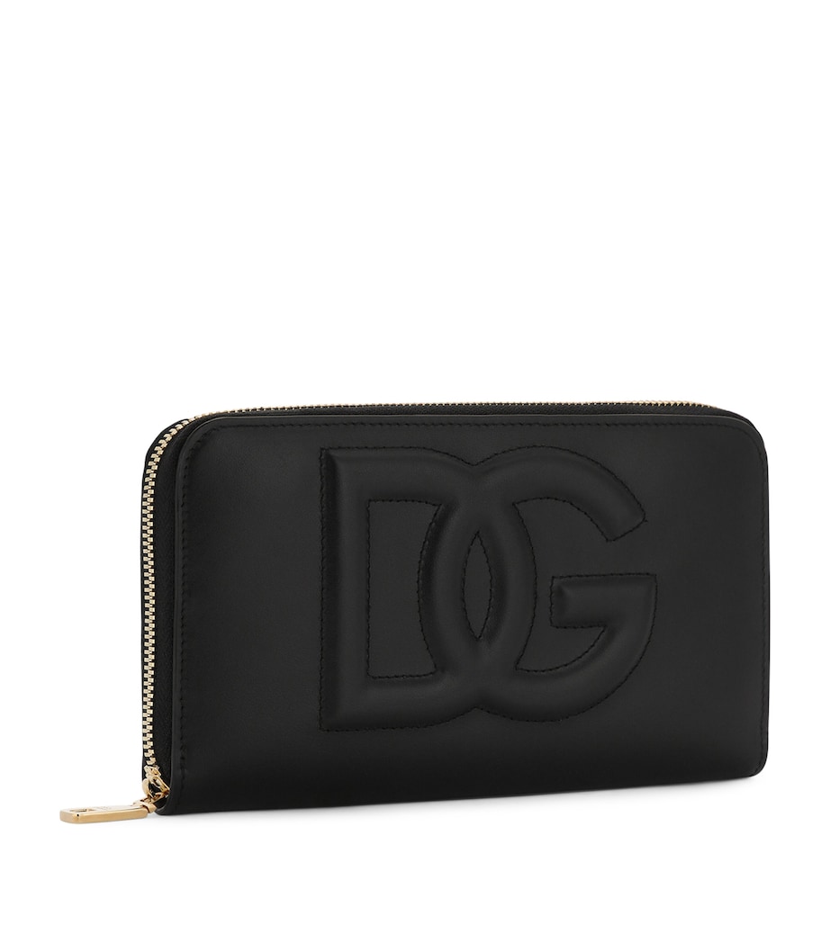 Leather Zip Wallet 80999-BLACK Image 3