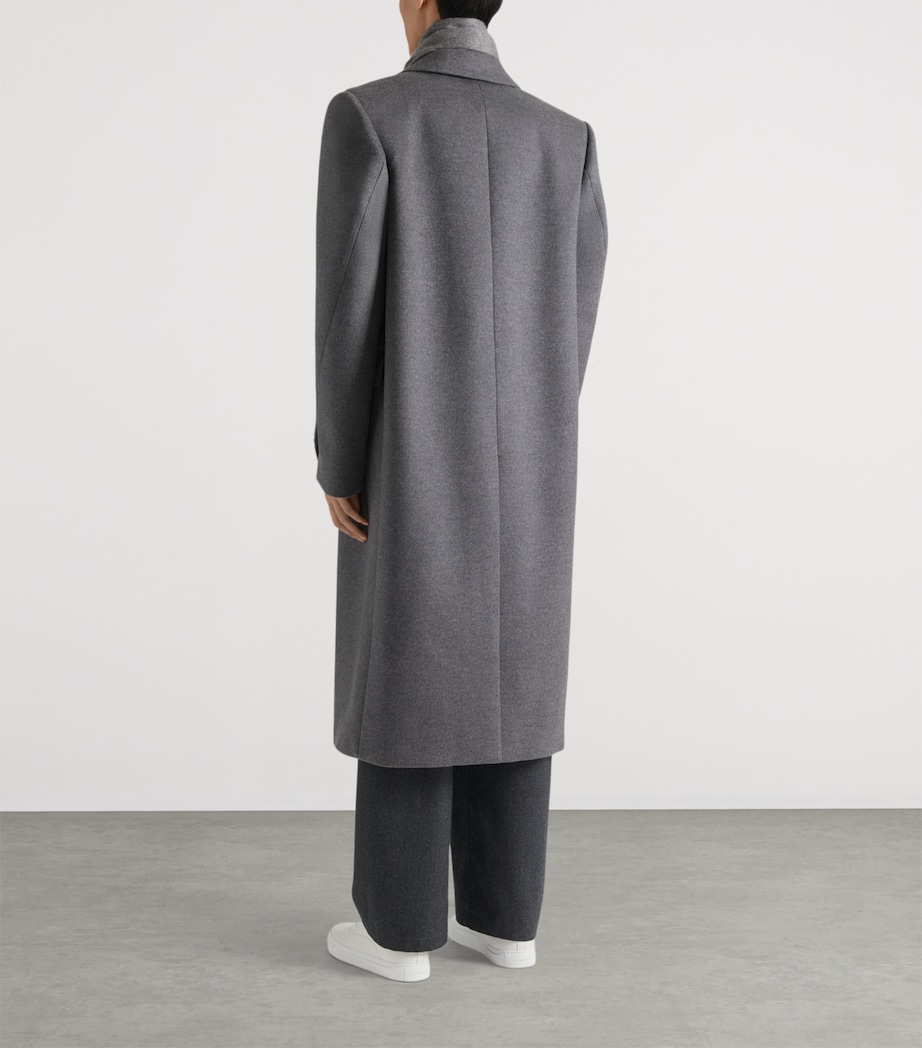 Wool-Cashmere Overcoat GREY MIX Image 3