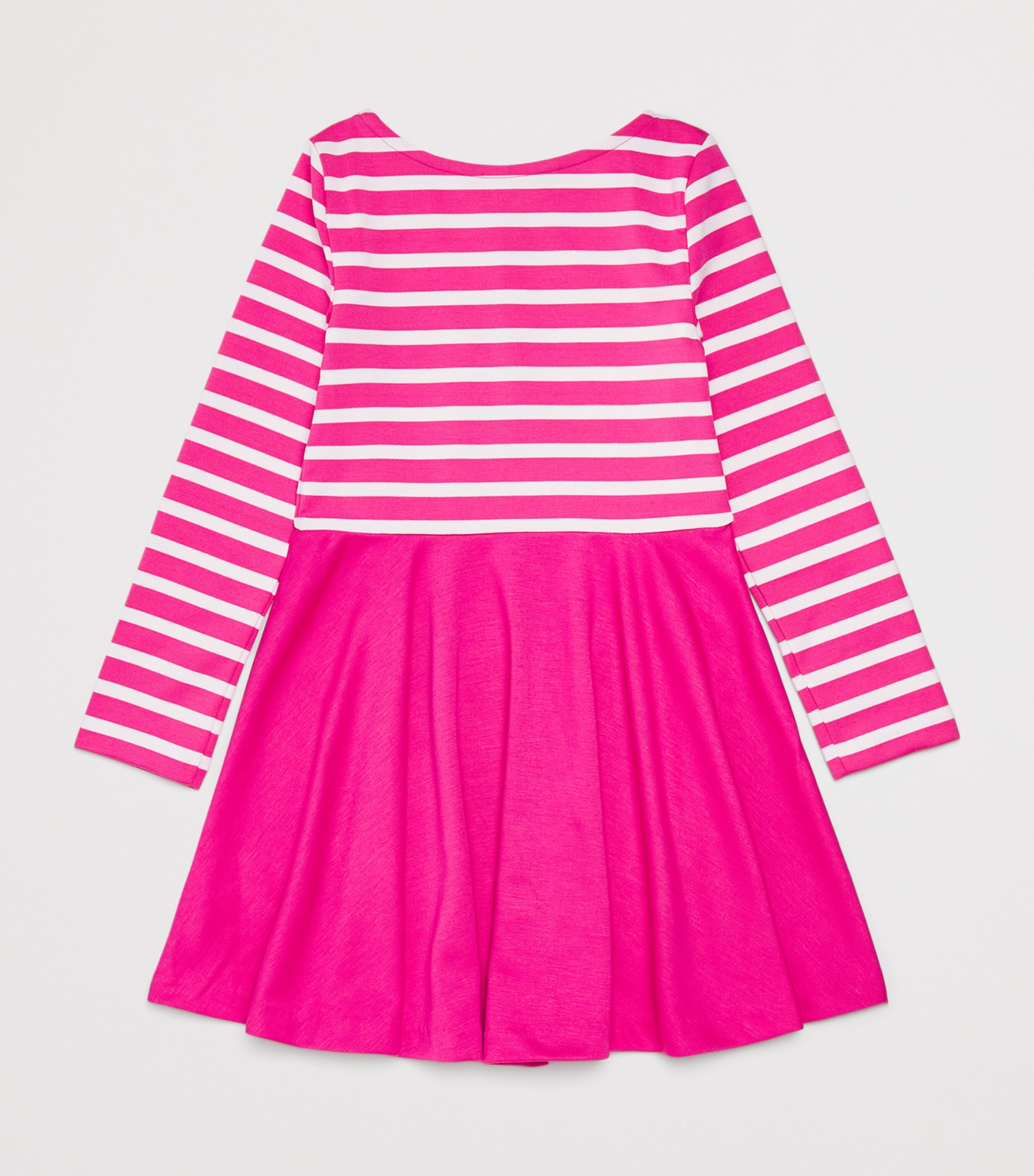 Jersey Stripe Day Dress (2-6 Years) COLGE PINK Image 2
