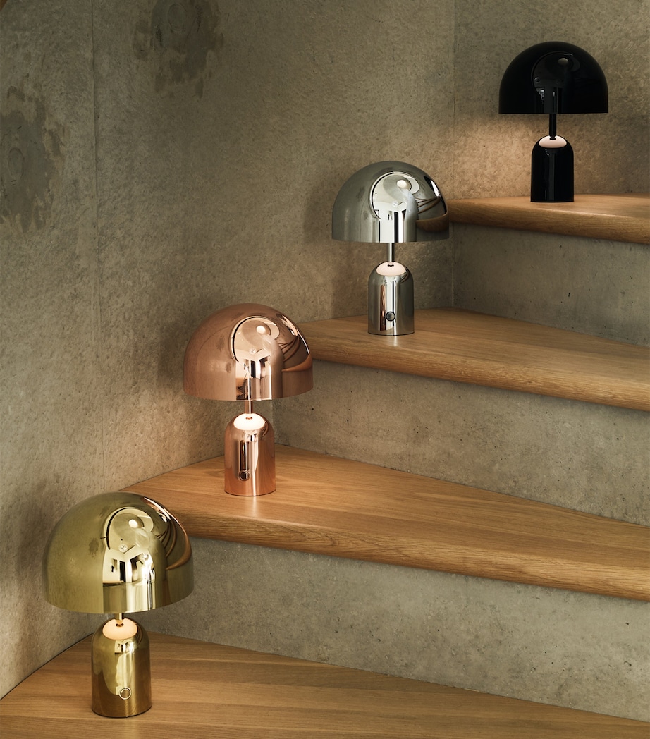 Portable Bell Table Lamp SILVER Image 2