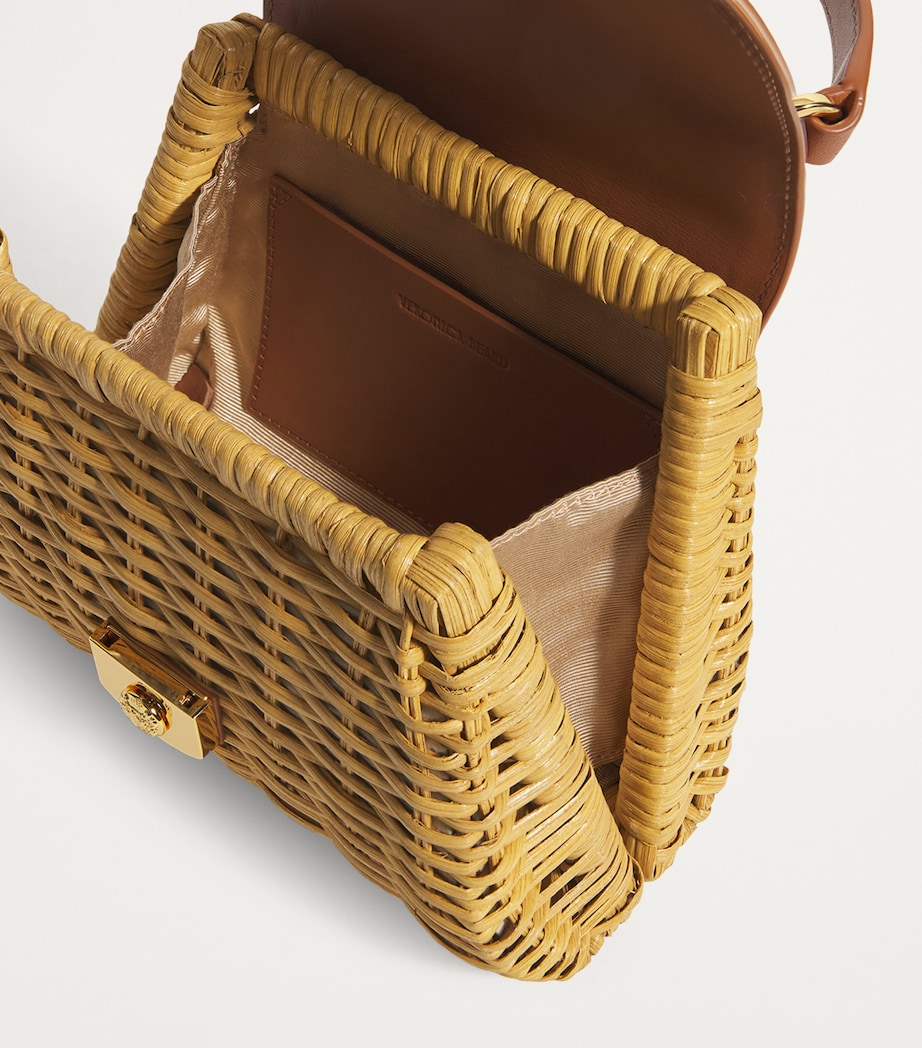Small Wicker Avenue Top-Handle Bag HAZELWOOD Image 6