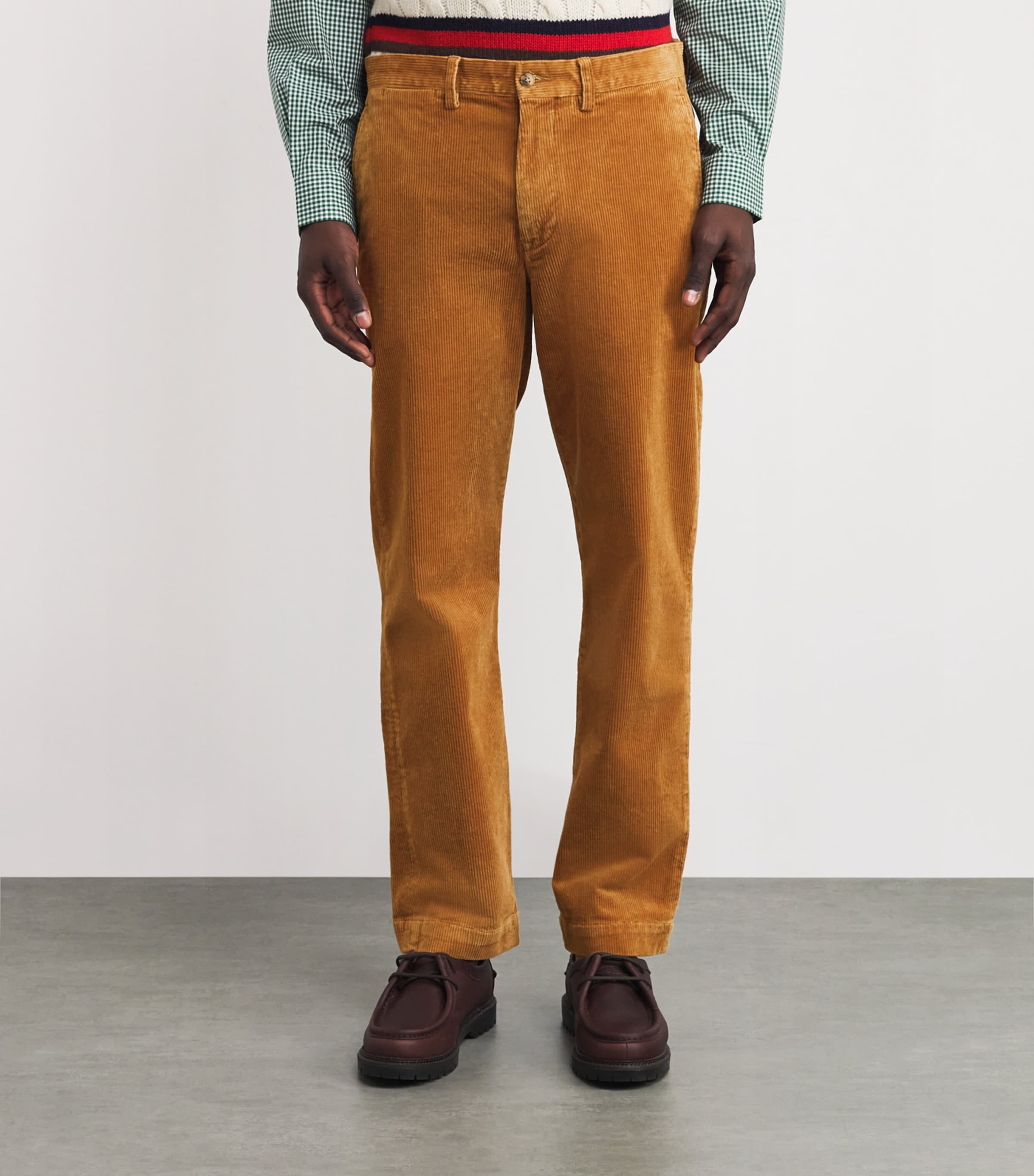 Polo Ralph Lauren Mens Bedford Trousers Brown Image 3
