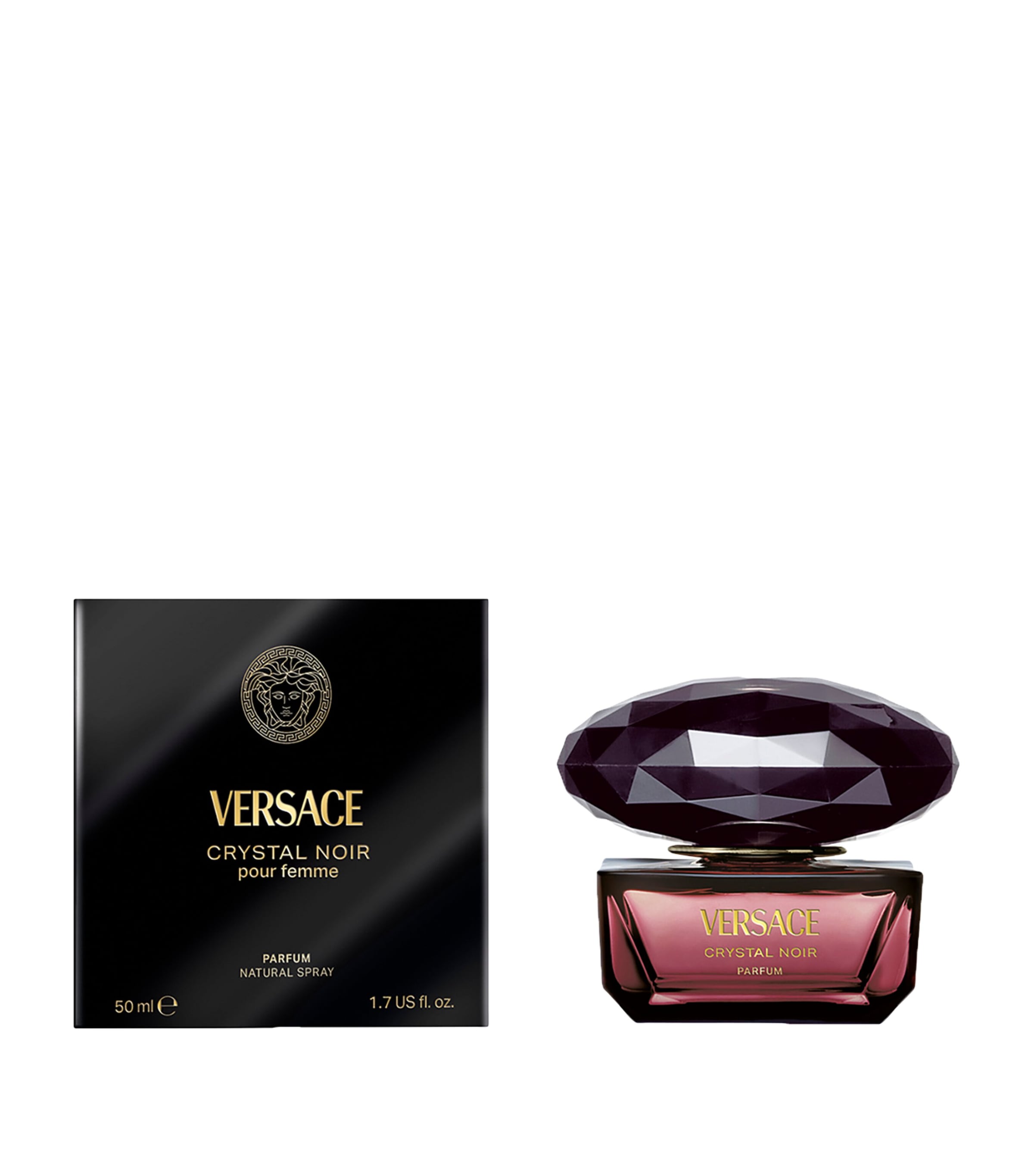 【残90%以上】 VERSACE Eau de Parfum 50ml Versace Crystal Noir Eau de Parfum. Buy Now, Pay Later