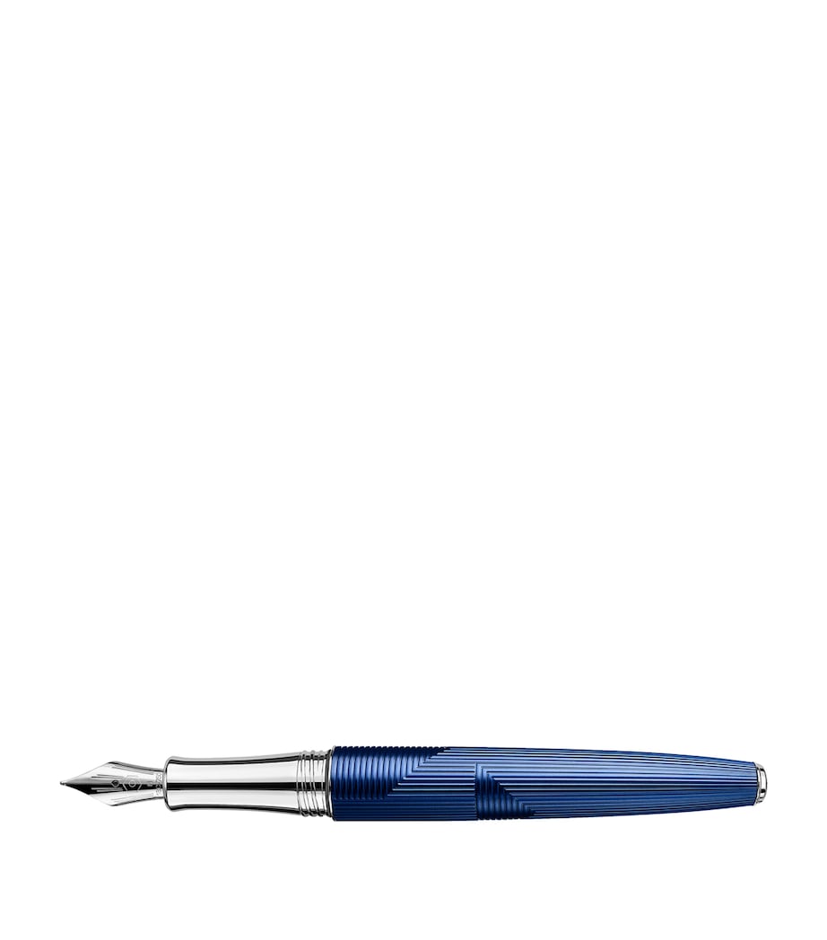 Caran d'Ache Léman Bleu Marin Fountain Pen Blue Image 1