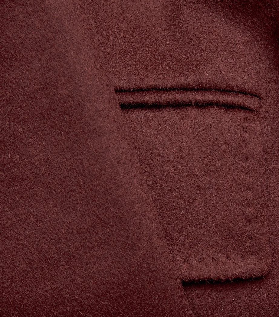 Camelwool Single-Breasted Blazer CHERRY Image 5