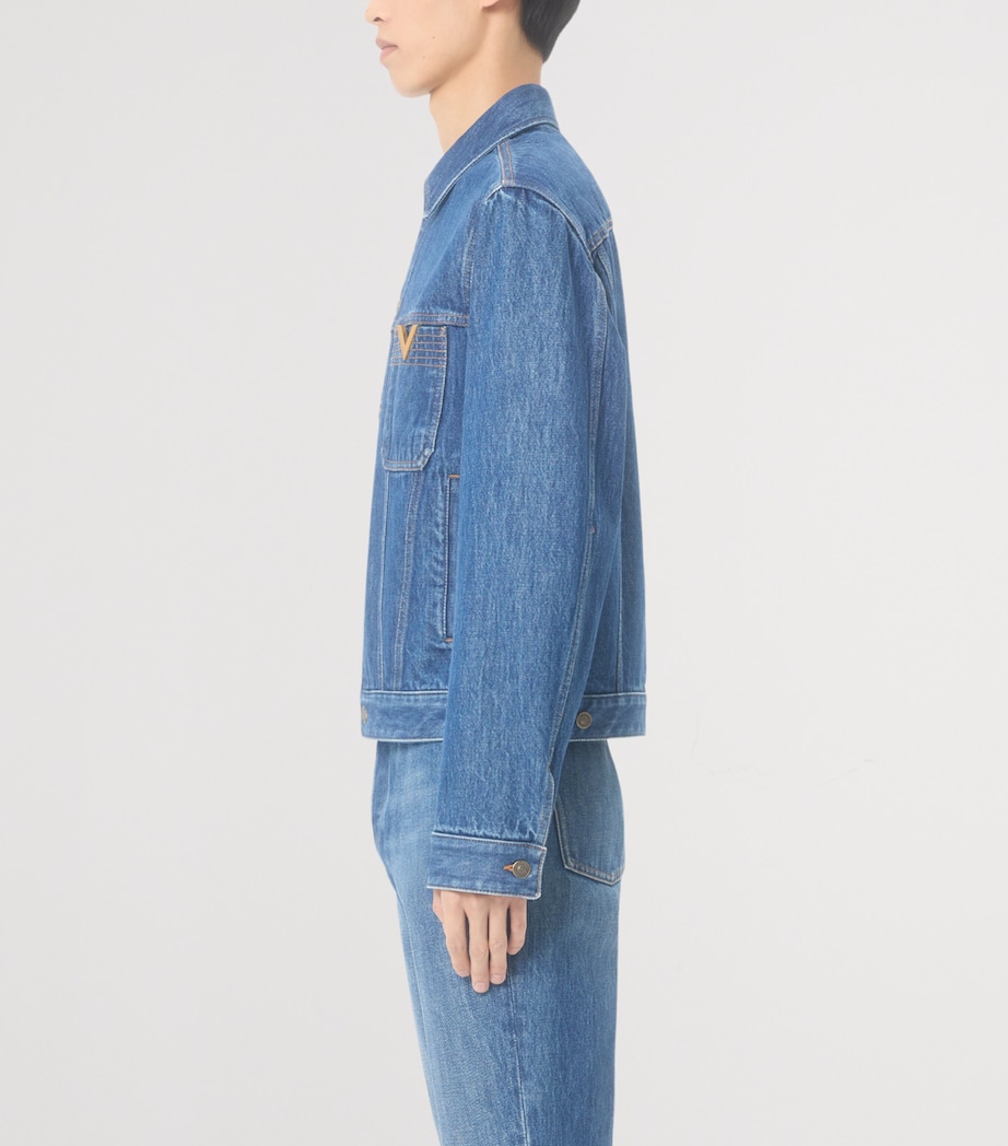 Logo Denim Jacket 558 Image 3