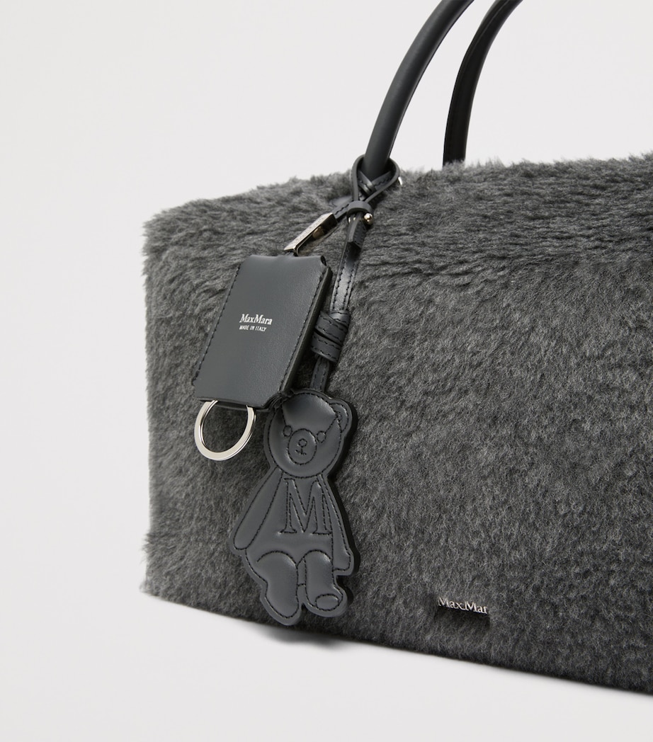 Max Mara Teddy Top-Handle Bag Medium Grey Image 6