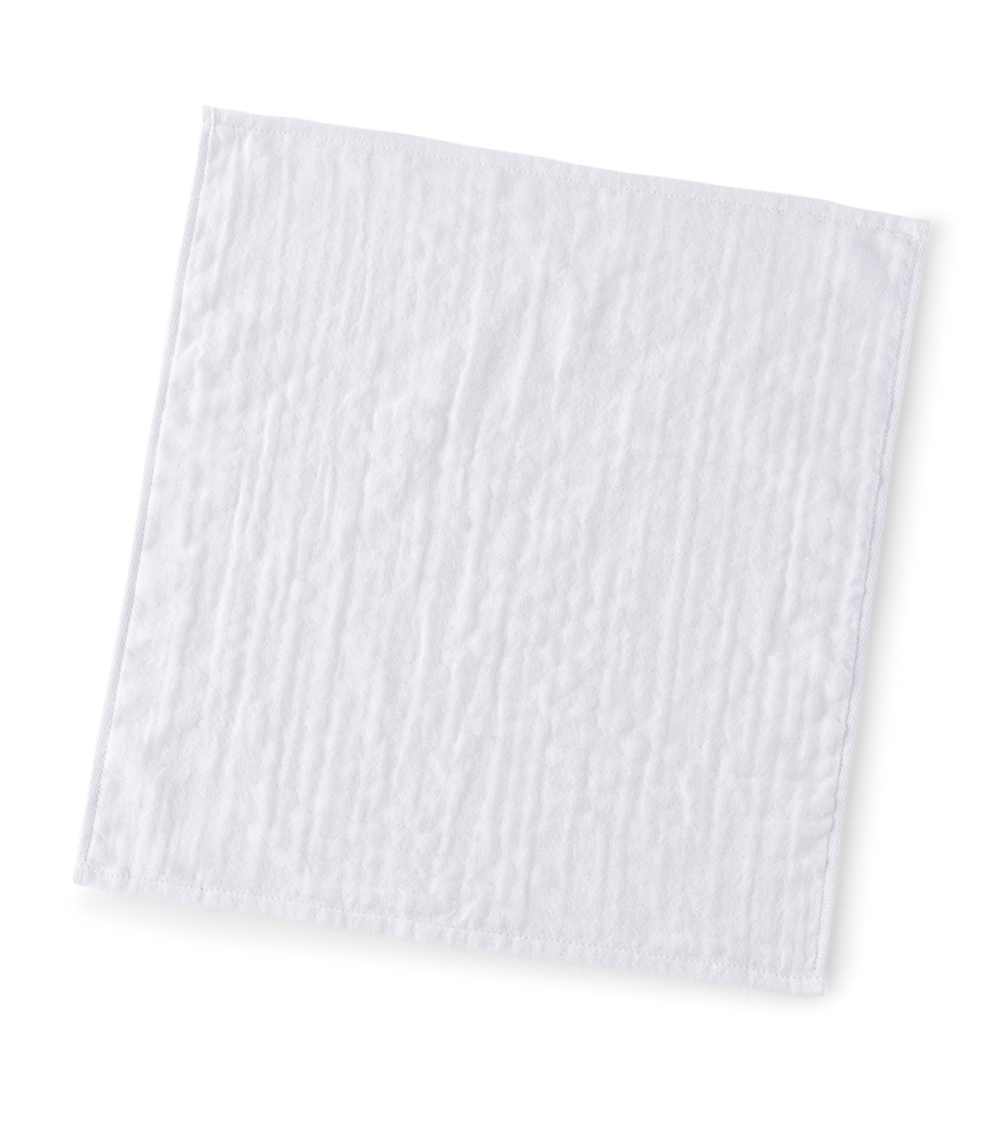 Marshmallow Gauze Facecloth (35cm x 40cm) WHITE Image 1