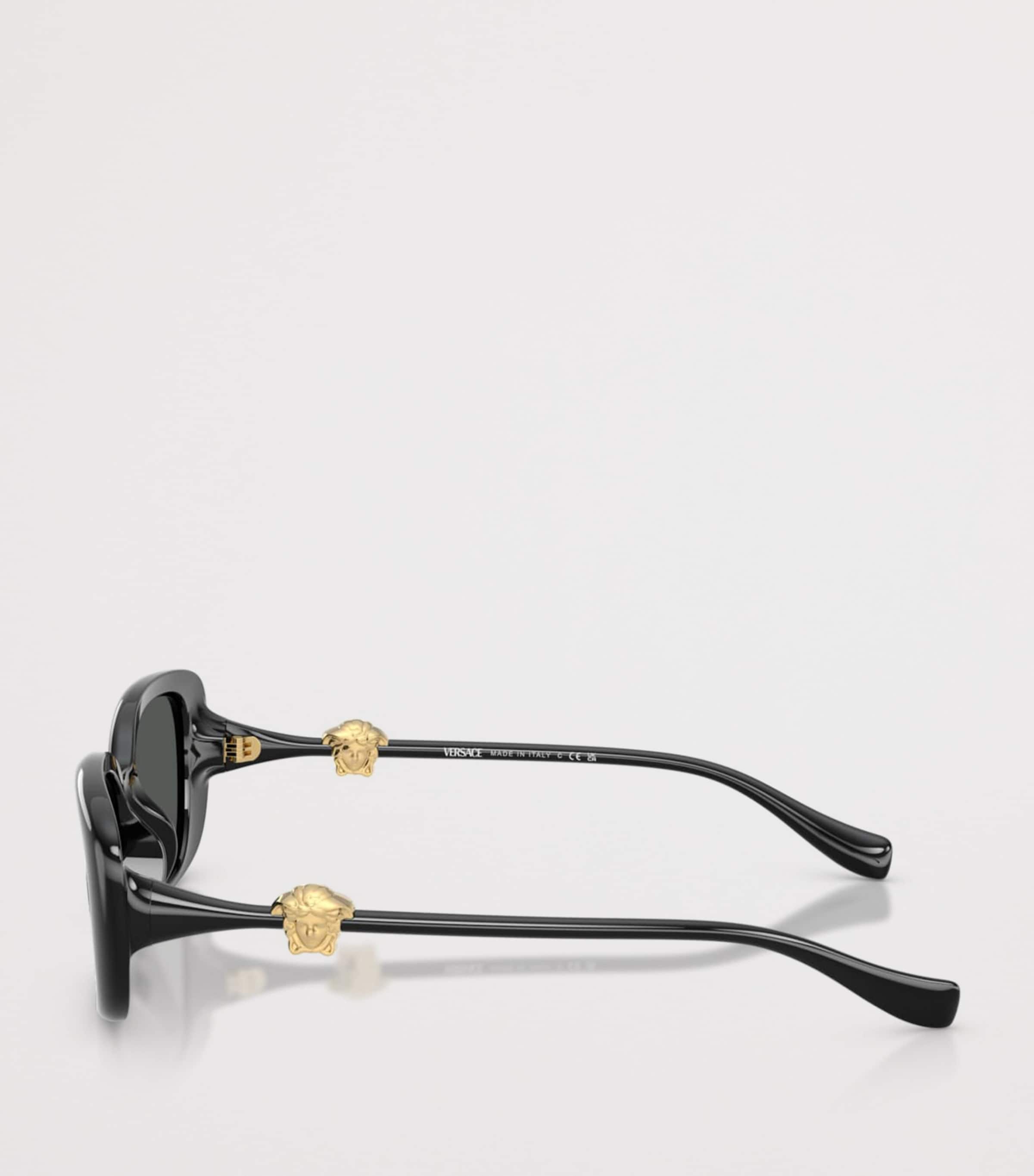 Versace Injected VE4504D Pillow Sunglasses Black Image 3