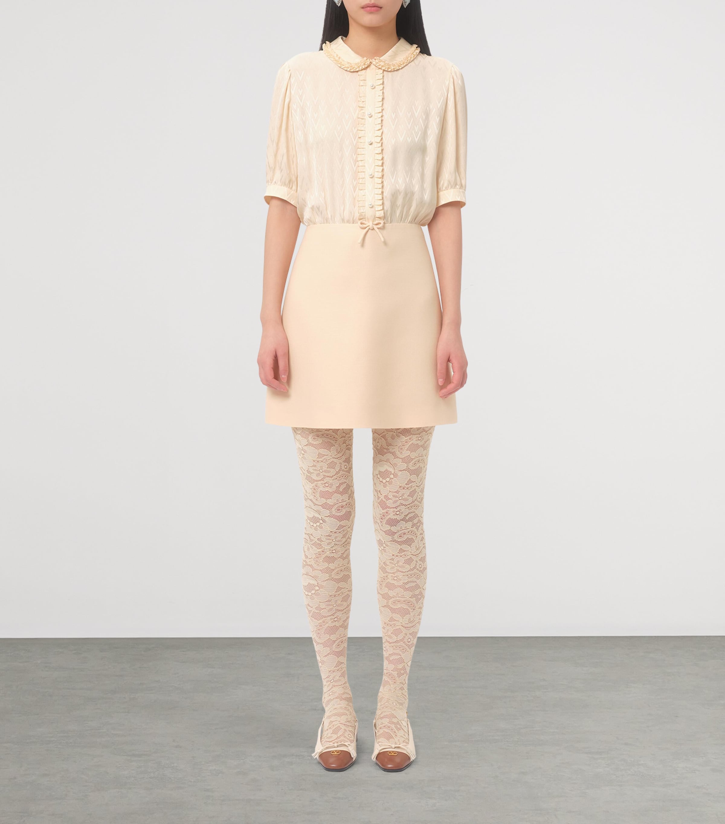 Valentino Virgin Wool-Silk Mini Dress | Harrods US