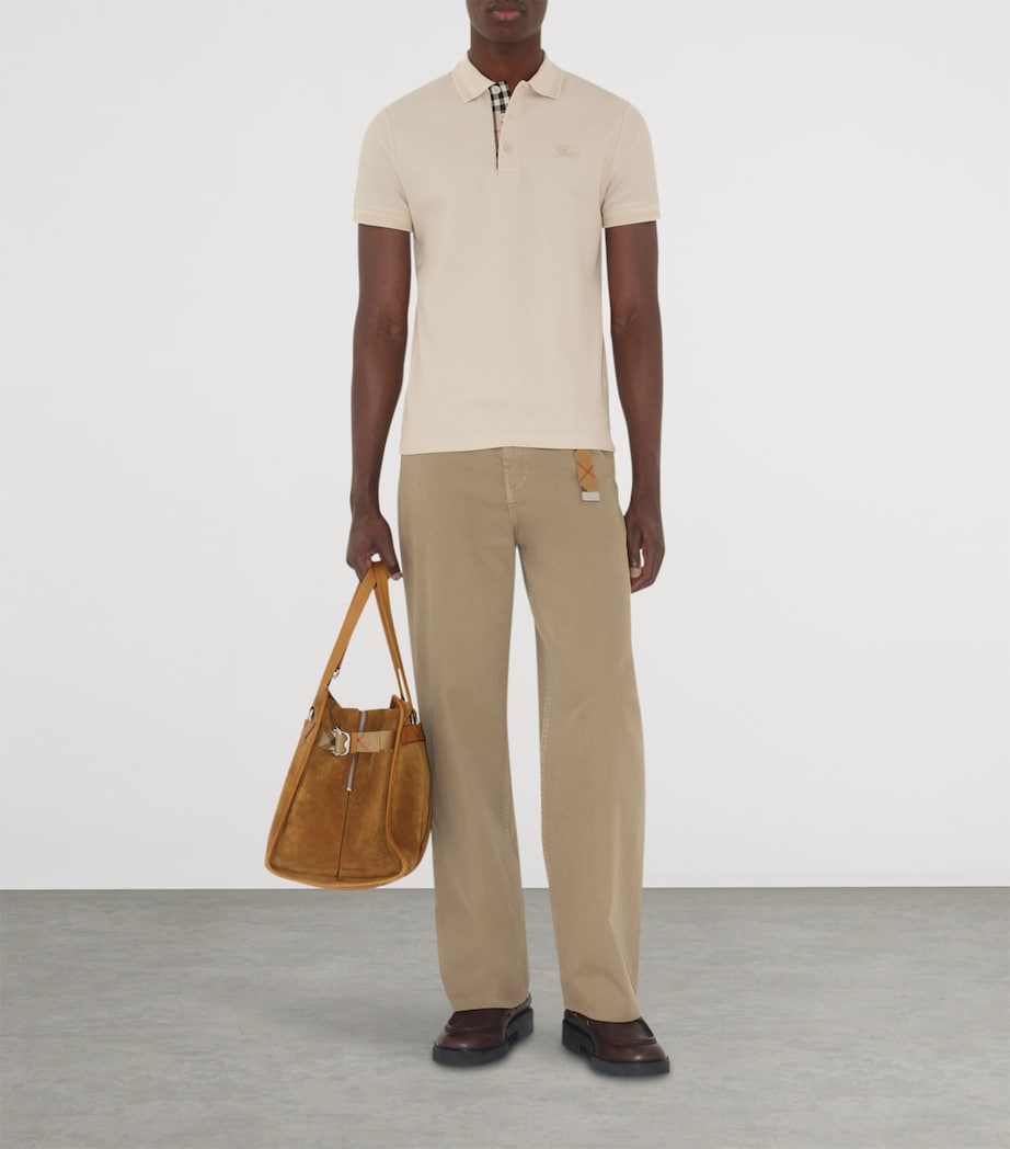 Piqué Cotton Polo Shirt CLAM Image 2