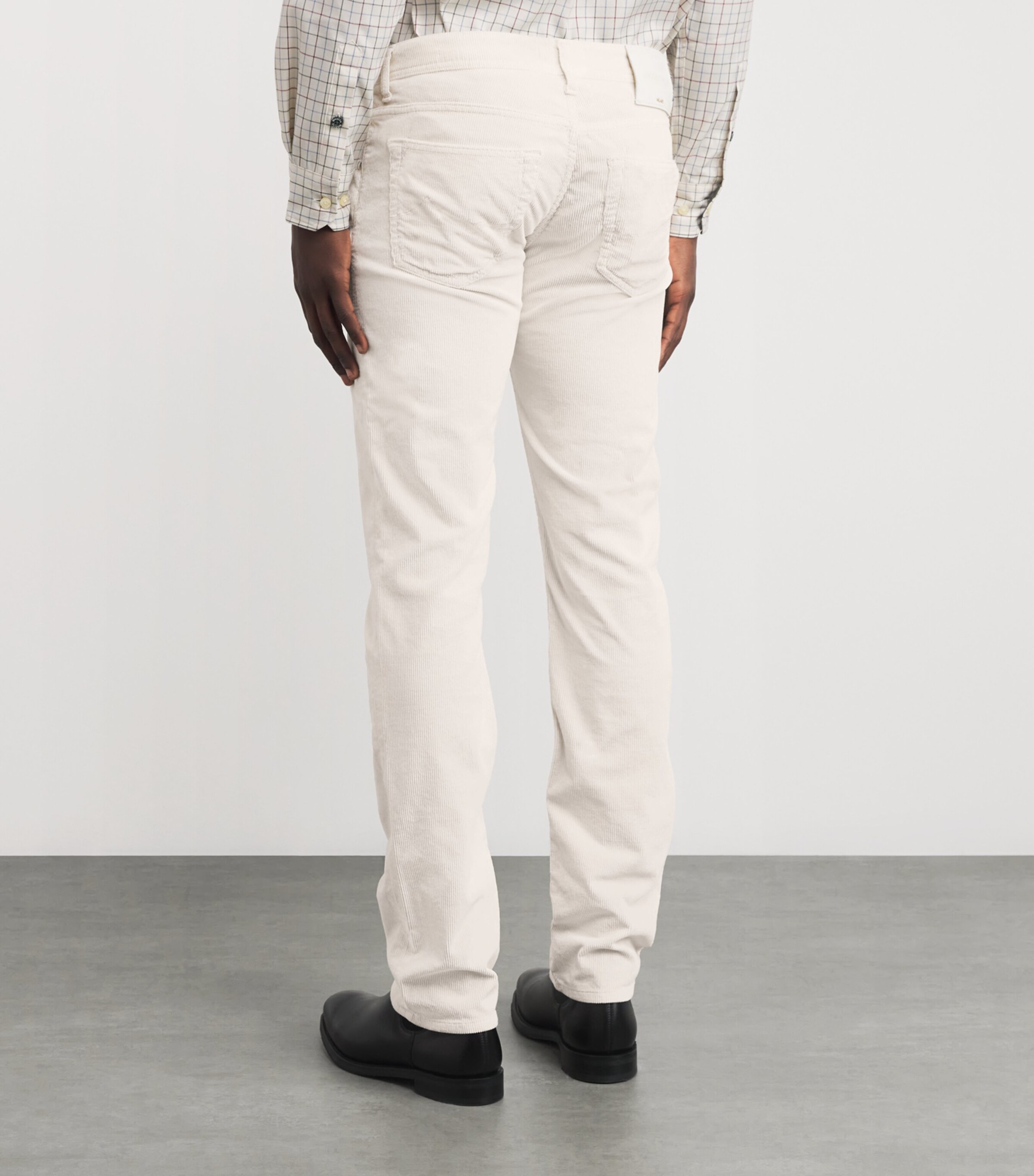 JACOB COHËN Mens Corduroy Slim Trousers Image 4