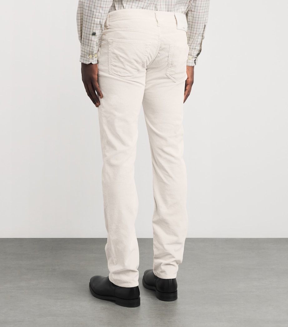 Corduroy Slim Trousers A81 Image 4