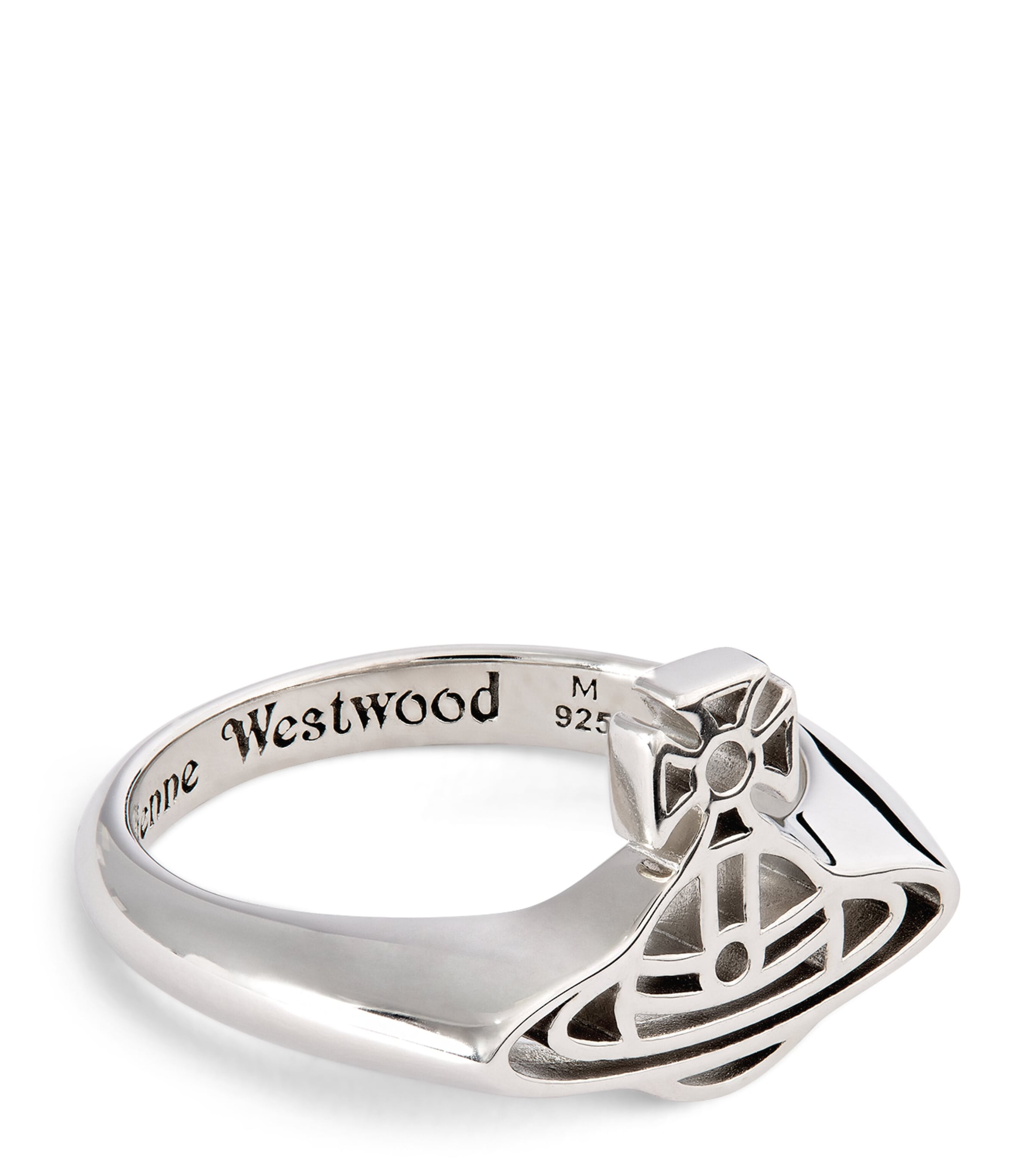 Vivienne Westwood Platinum-Plated Sterling Silver Avon Orb Ring
