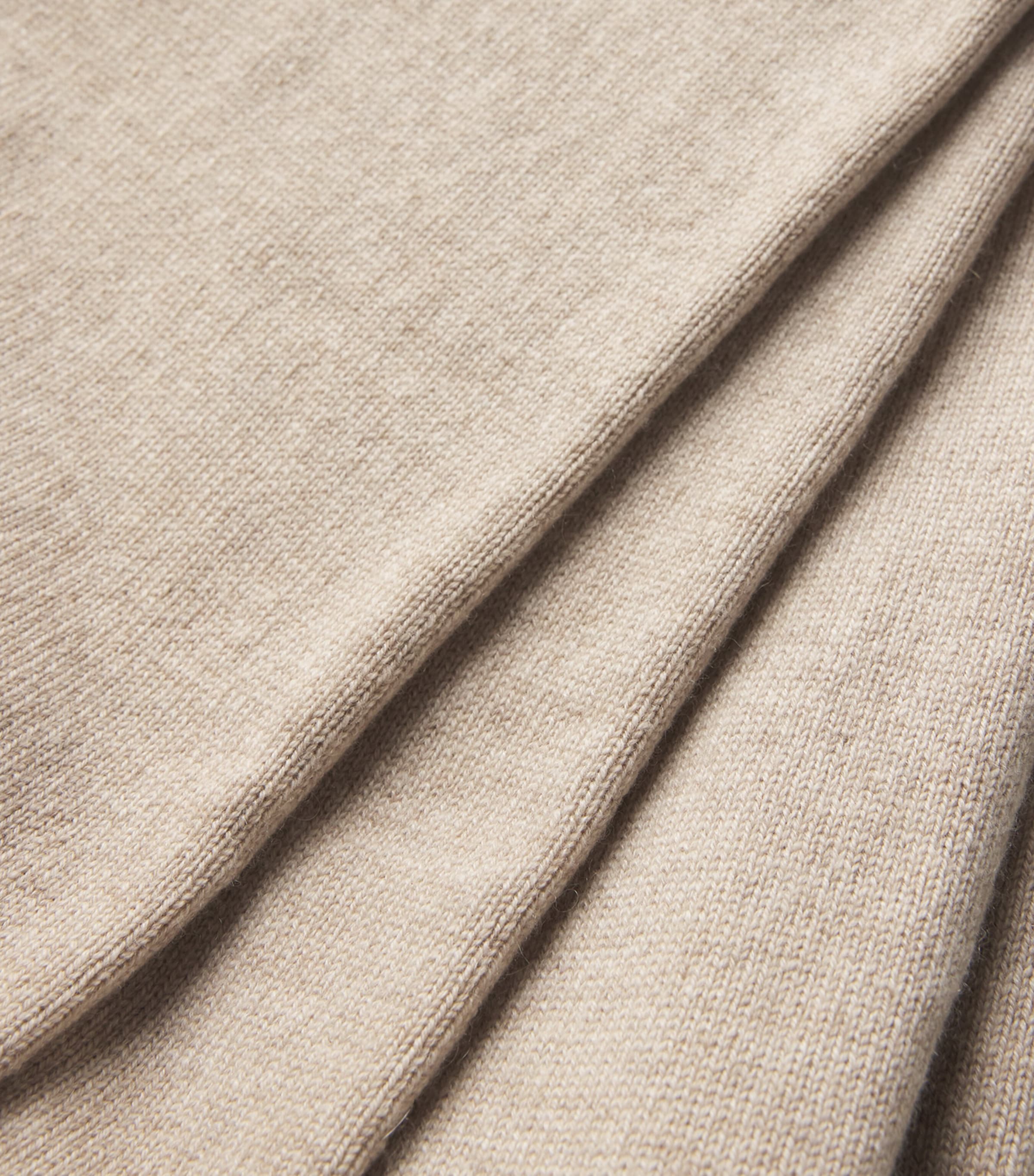 Cashmere Wide-Leg Sweatpants DARK MEDIUM DYED Image 5