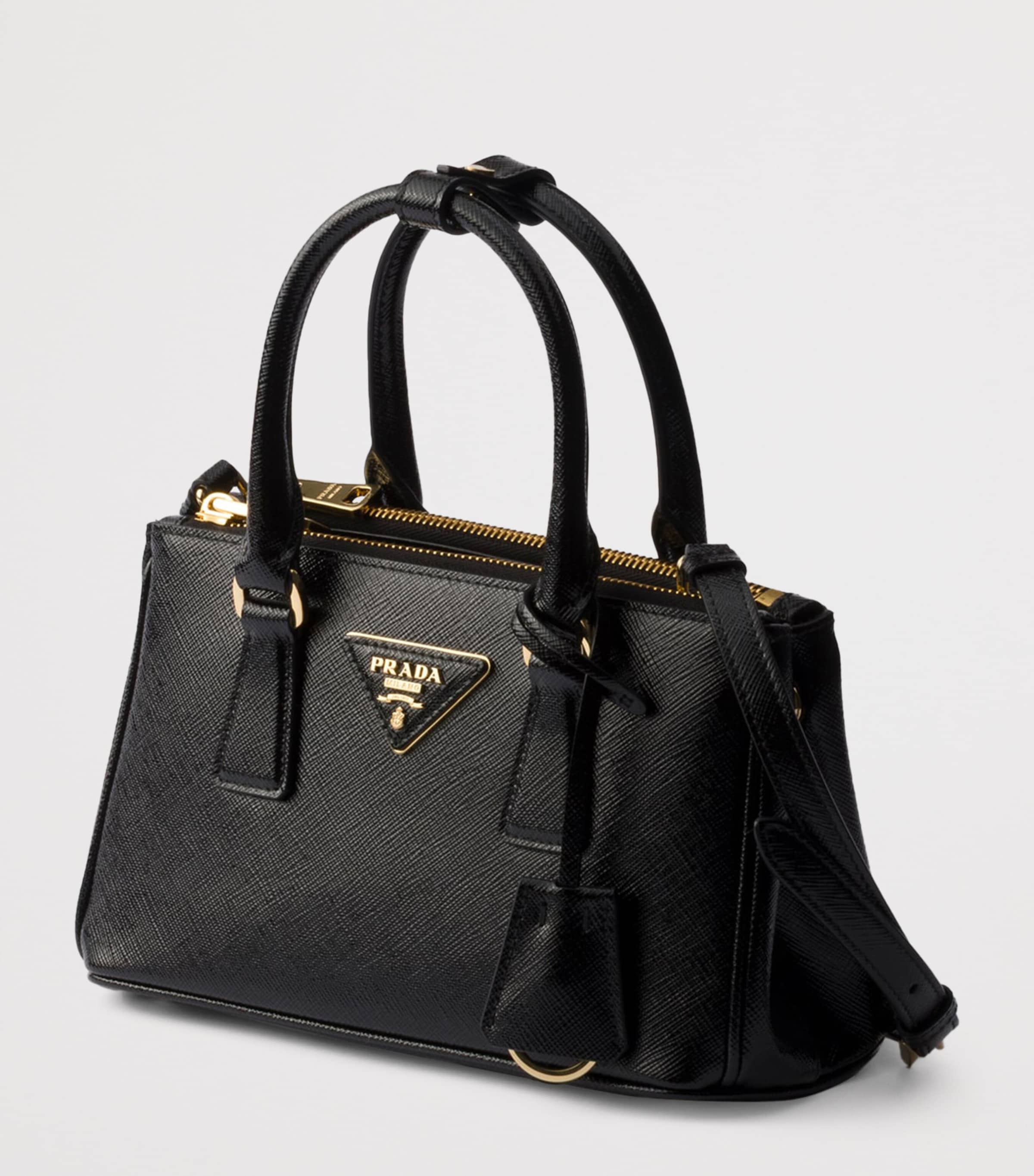 Mini Saffiano Leather Galleria Top-Handle Bag F0002 Image 2