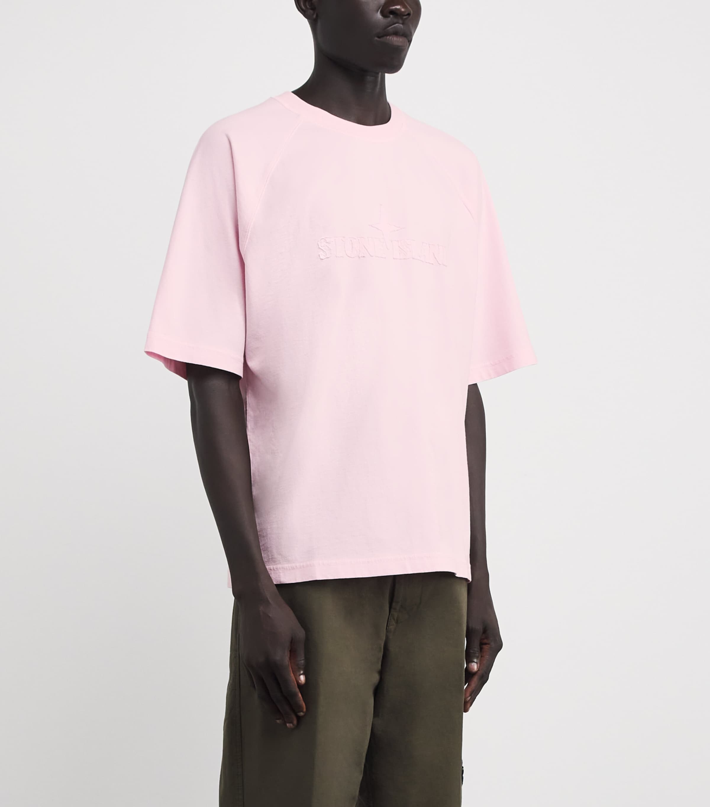 Organic Cotton Logo Embroidery T-Shirt V0080 Image 3