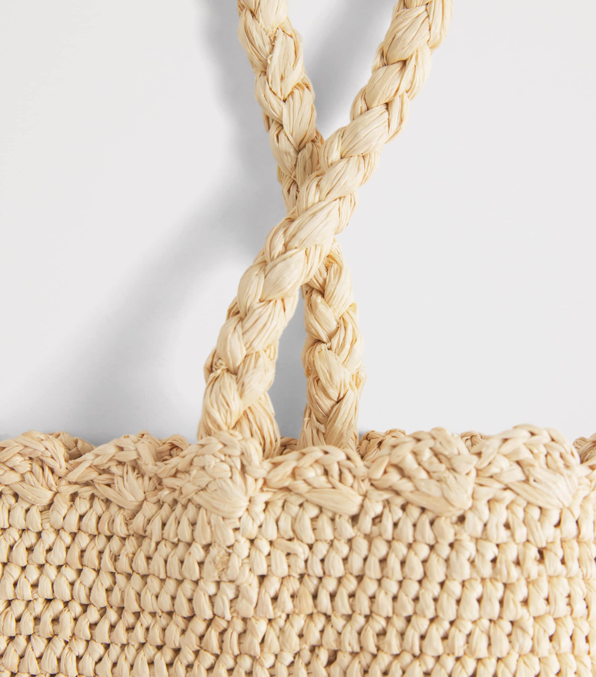 Rixo Raffia Nilani Shoulder Bag Natural Image 6