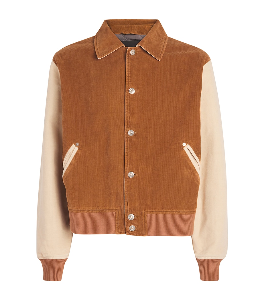 Homecoming Varsity Jacket BROWN / SAND Image 1
