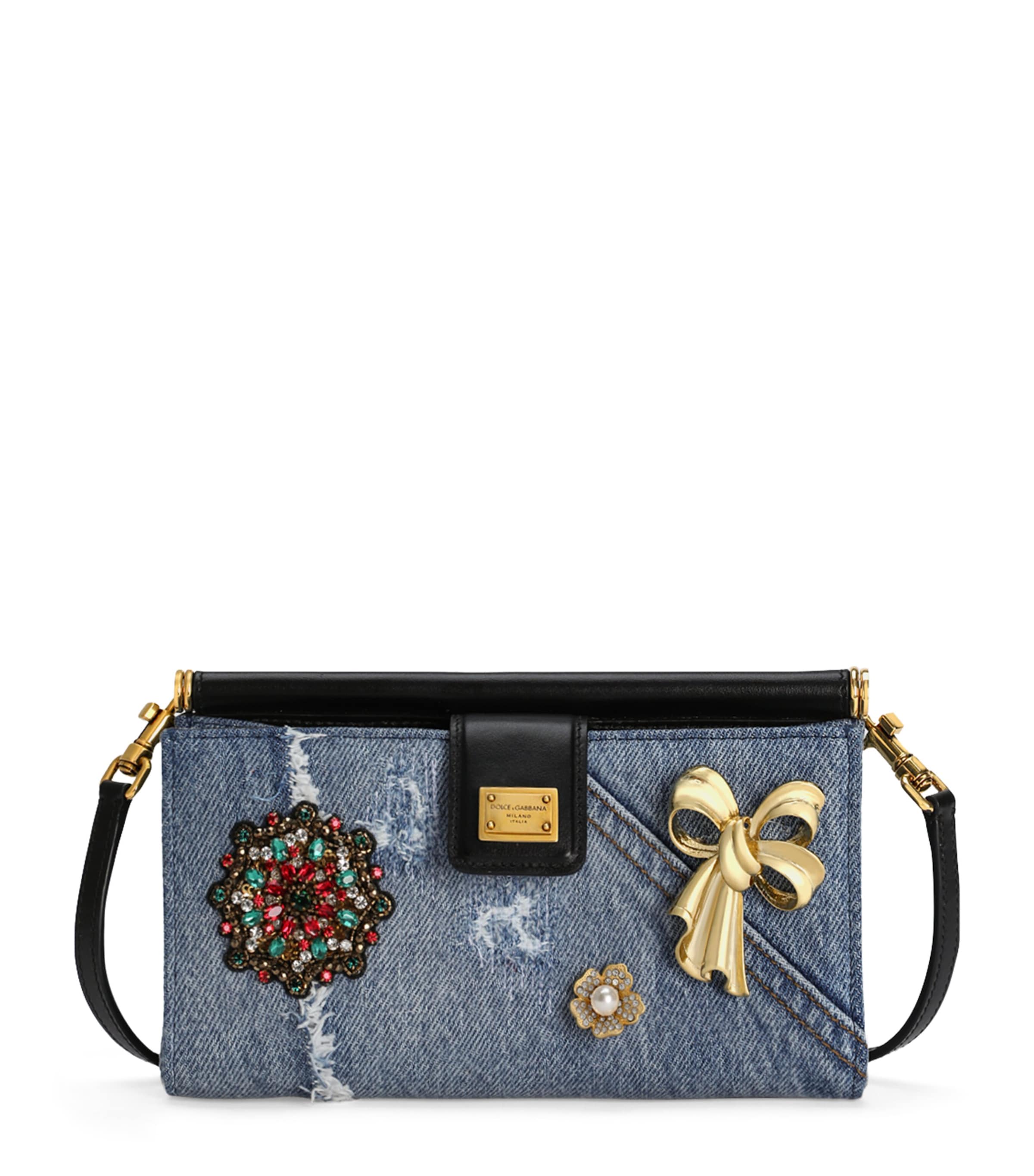 DOLCE & GABBANA チェーン ショルダーバッグ ミニバッグ Mini Marlene City bag in Black for Women | Dolce&Gabbana® US