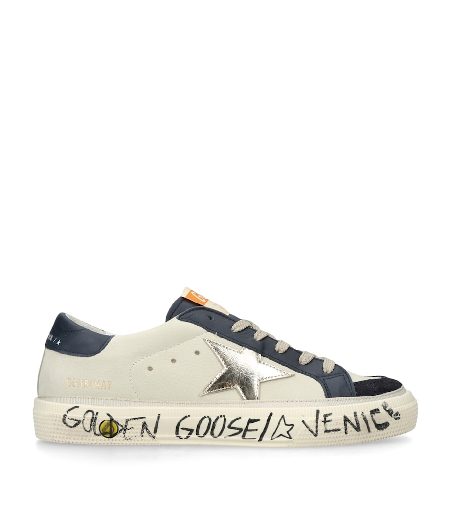 Leather May Sneakers BLUE OTHER Image 1