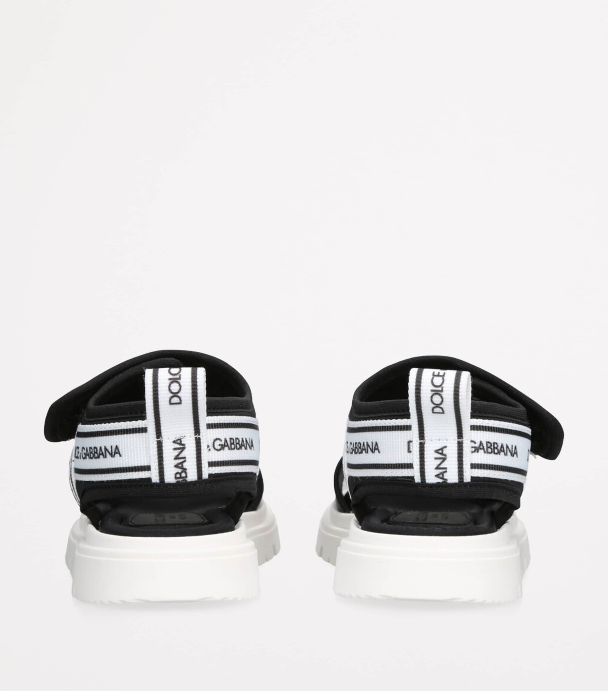 Logo-Strap Sandals BLK/WHITE Image 2