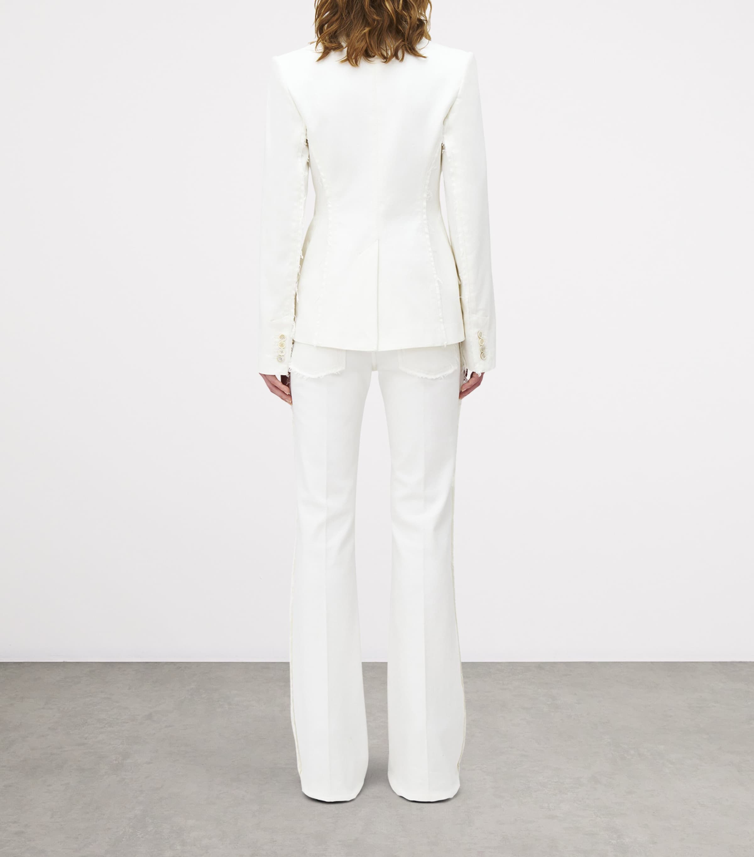 Denim Single-Breasted Blazer 9000 Image 4