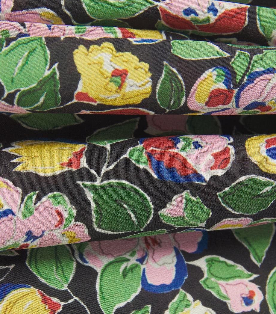 Silk Dahlia Midi Dress JEANNIE MIX MULTI Image 5