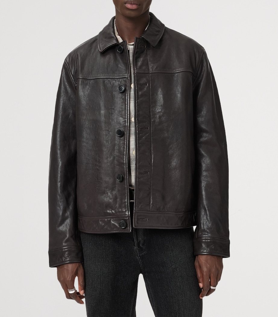 Leather Nates Jacket TRAIL BROWN Image 5