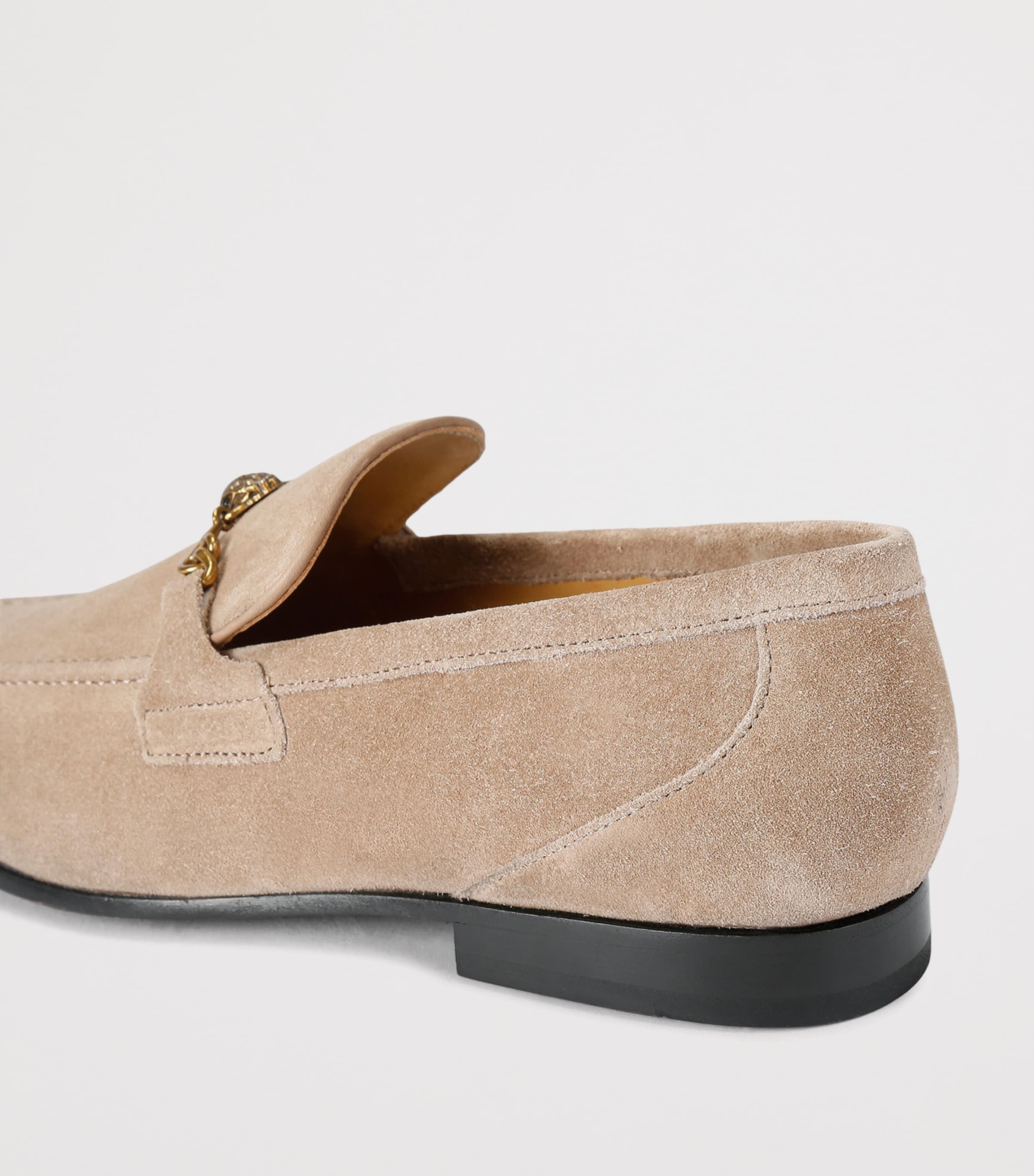 Kurt Geiger London Suede Alton Loafers Taupe Image 3