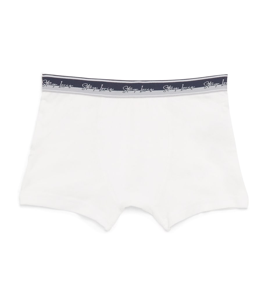 Story Loris Mens Stretch-Cotton Boxer Shorts Xo Image 1