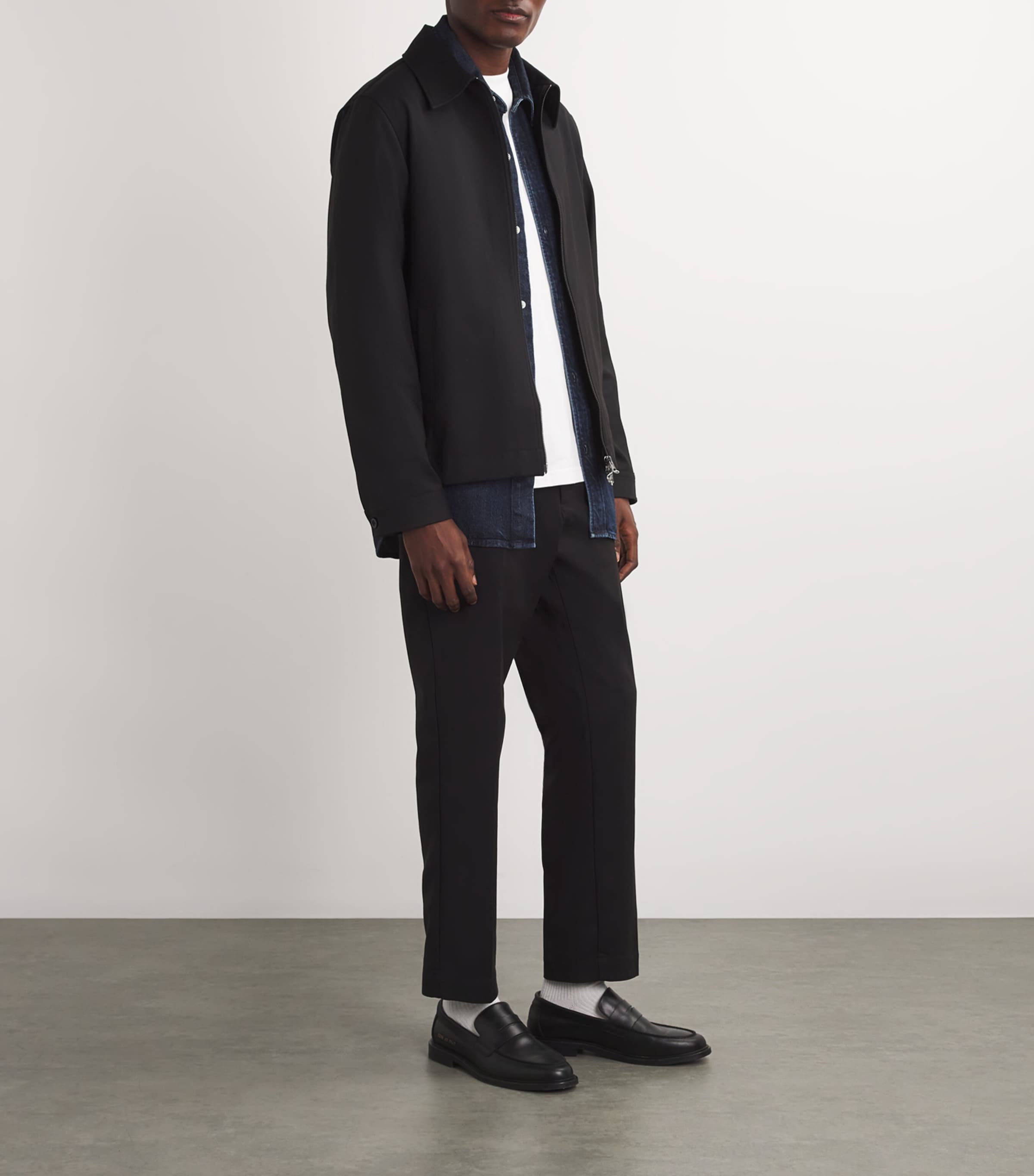 Organic Cotton-Blend Work Jacket BLACK 999 Image 2