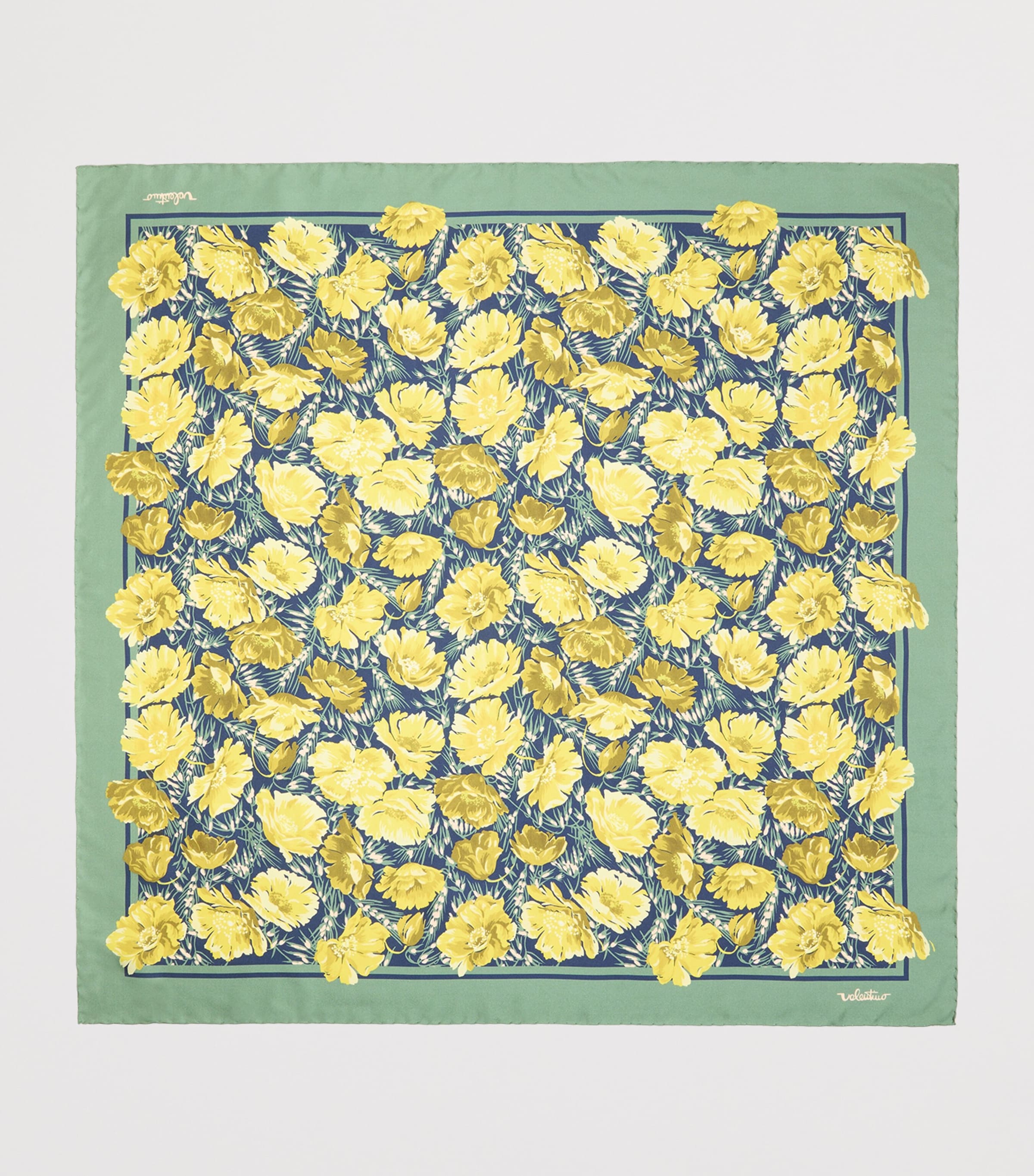 Valentino Garavani Silk Floral Scarf Image 2